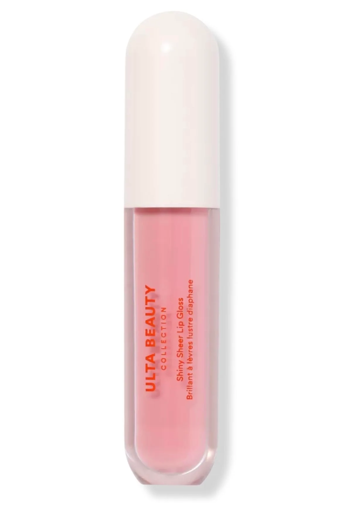 User-Friendly Ulta Beauty Shiny Sheer Lip Gloss milky pale pink Candy Heart Flexible