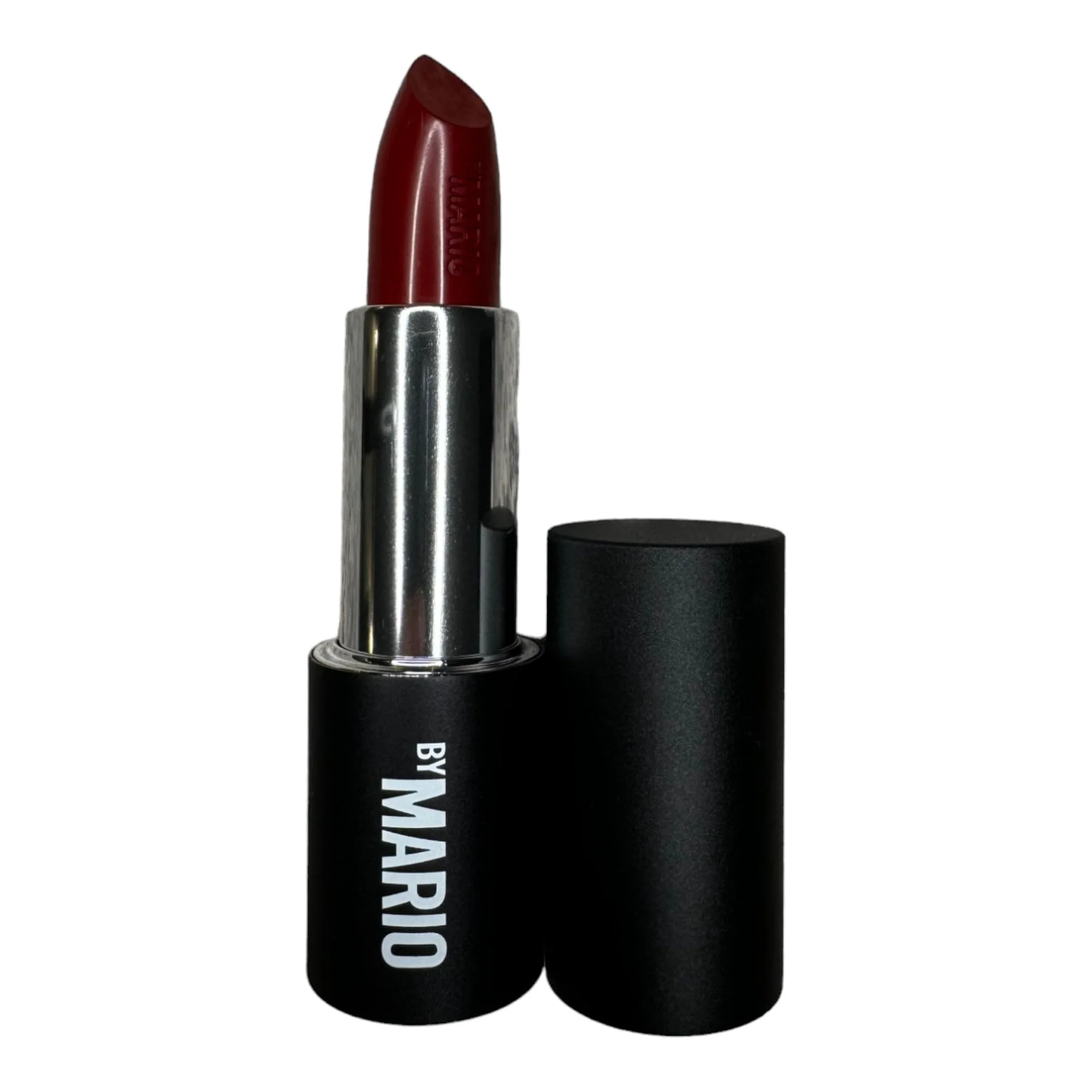 Flexible BY MARIO MAKEUP SuperSatin Lipstick A classic creamy satin lipstick with a soft sheen Size 0.12 oz 3.5 g Rockefeller - rich brick red Organic