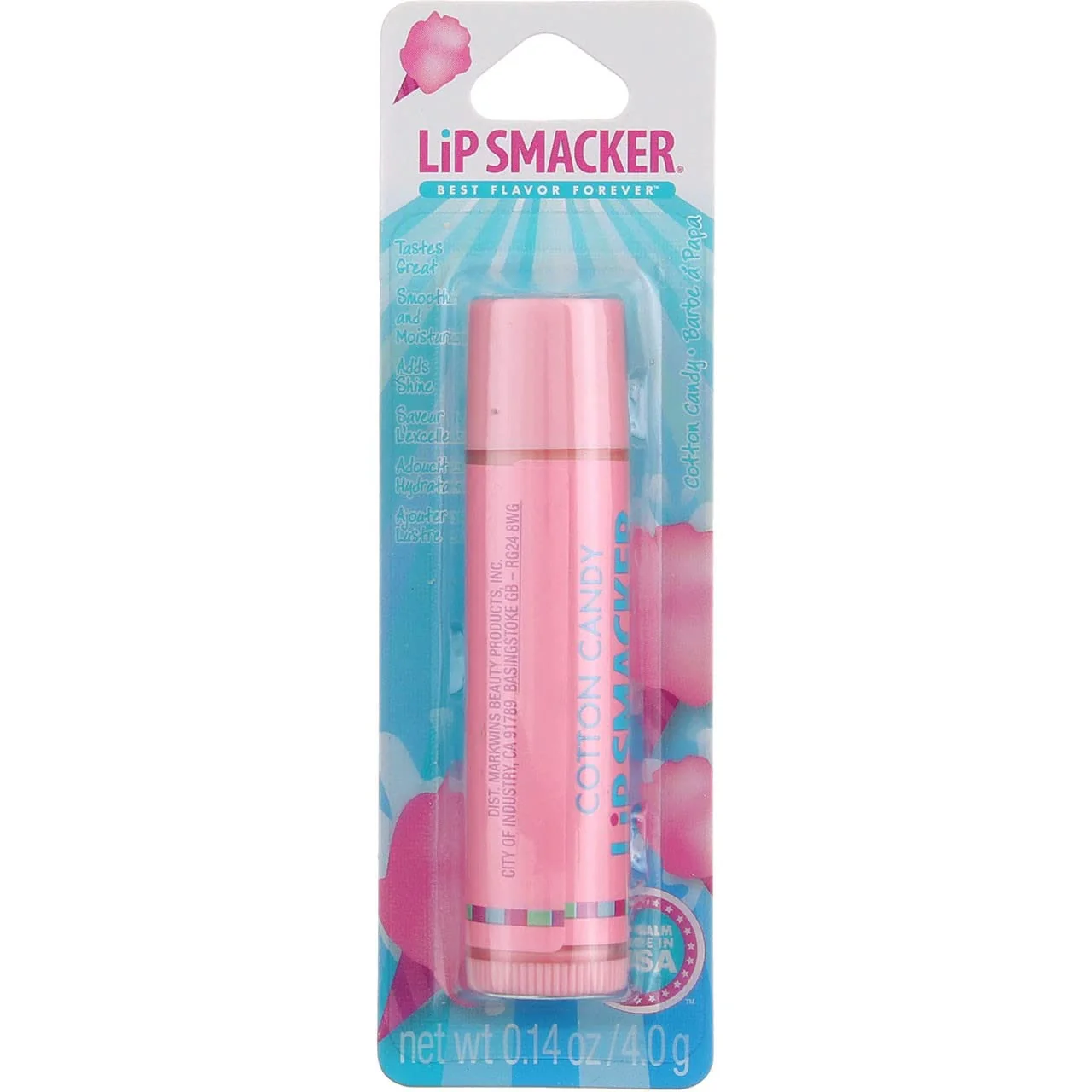 Flexible Lip Smacker Lip Gloss Cotton Candy 0.14 oz Pack of 5 Minimalist