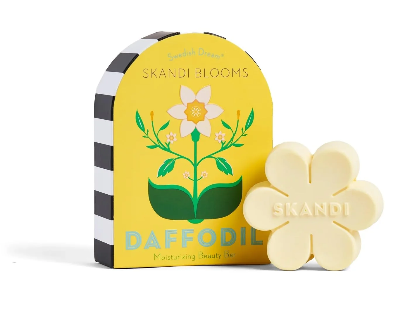 Top-Quality Kalastyle Swedish Dream SKANDI BLOOMS DAFFODIL Bar Soap Mositurizing Beauty Bar Made with Sunflower Lechithin Vegan and Cruelty- 4.28 Detailed