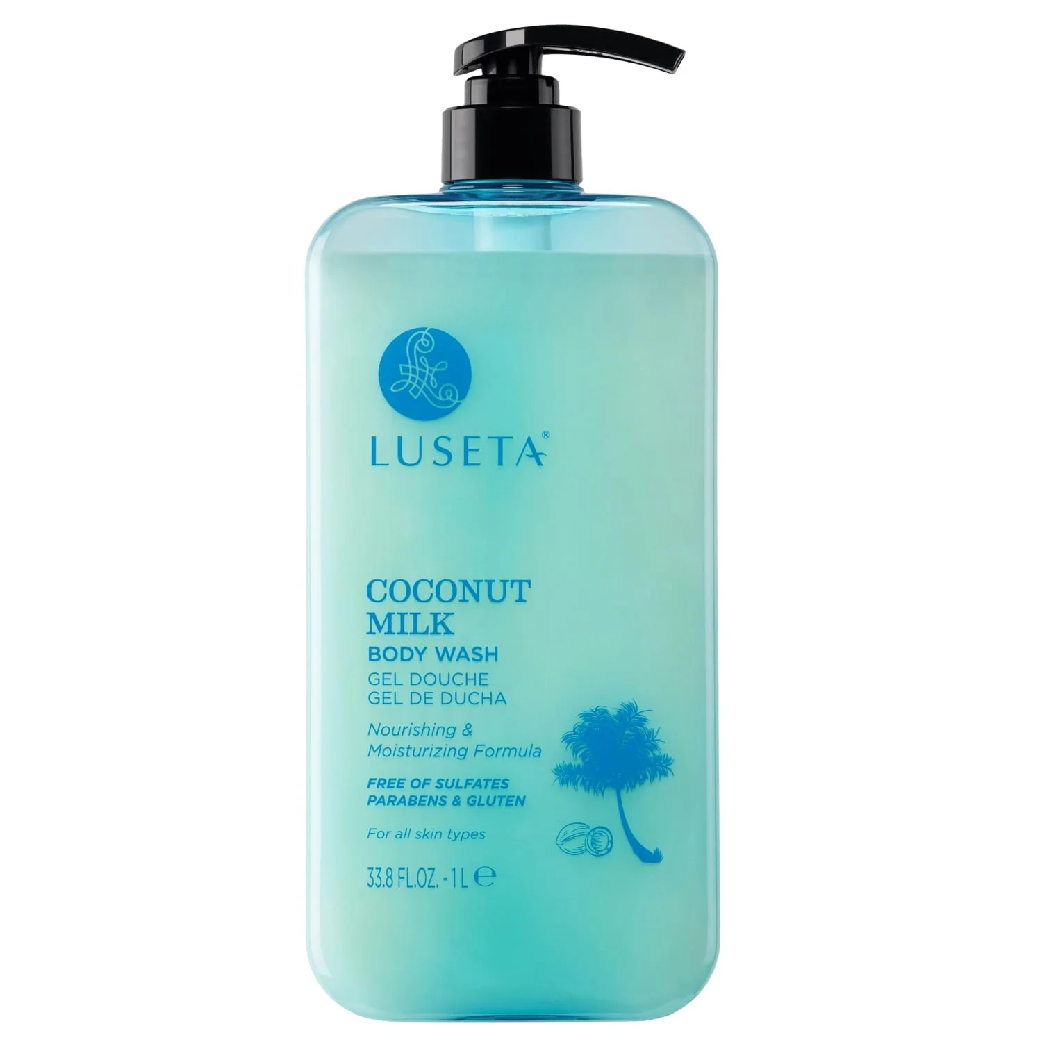 Consistent Luseta Coconut Milk Body Wash with Coconut Oil Pomegranate -Shower Gel Body Wash for Deep Hydration Gentle Cleansing Soothes Skin for All Skin Dependable