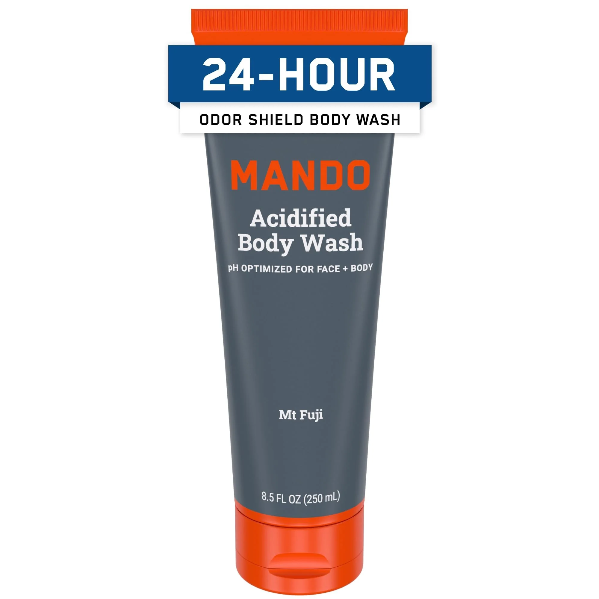 Proven Mando Odor Shield Body Wash - 24 Hour Control - Removes Odor Soap - SLS and Paraben Skin Safe - 8.5 Ounce Mt Fuji Efficient