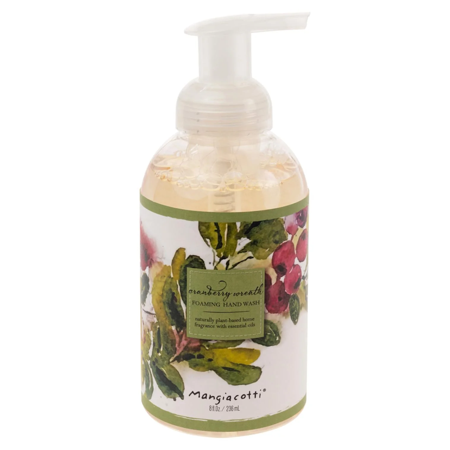 Powerful Mangiacotti Foaming Hand Soap Made in the USA Naturally Scented Plant-Based Hand-Wash with Moisturizing Essential Oils in Pump Dispenser 17 Ounces Soft