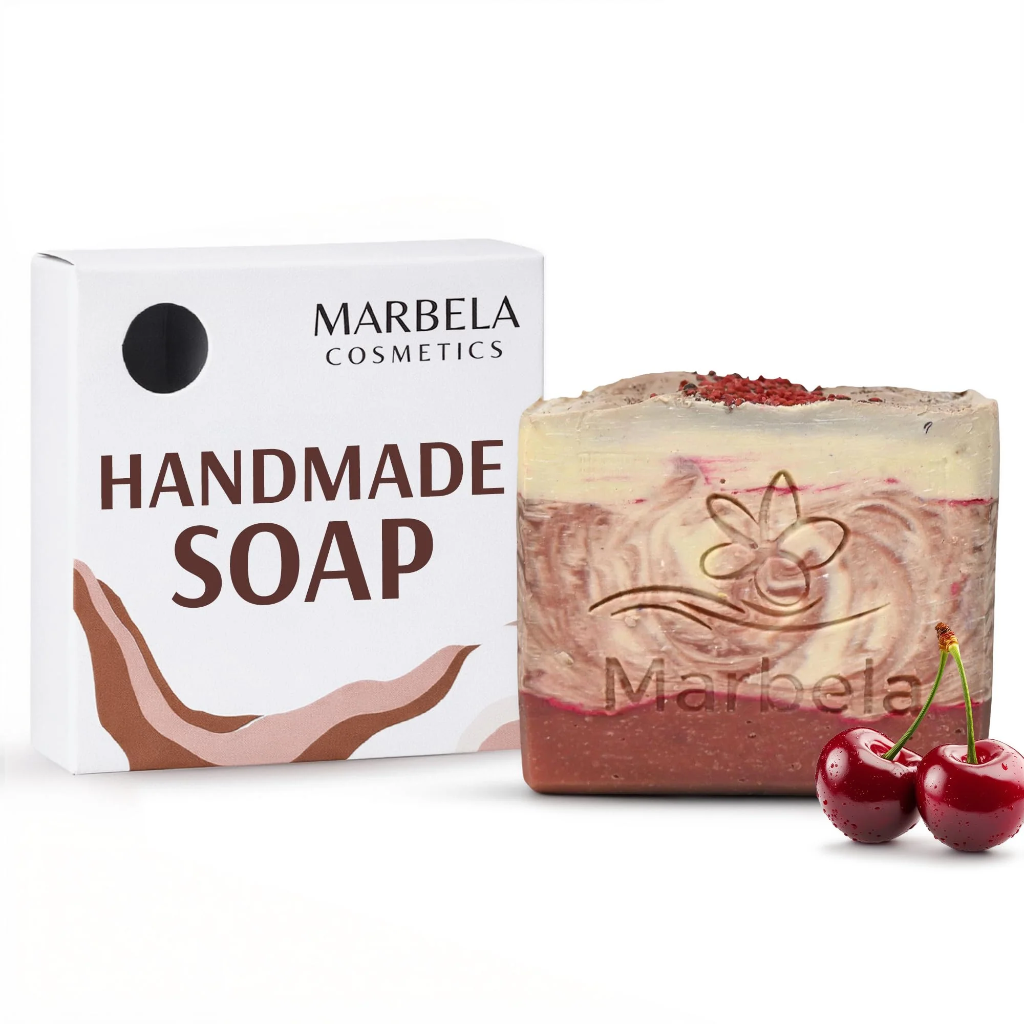 World-Class Marbela Cosmetics Handmade Soap Bar - Made in USA Vegan Friendly Palm Oil Natural Bar Soap - Face Body Soap for Daily Skin Care Specialty