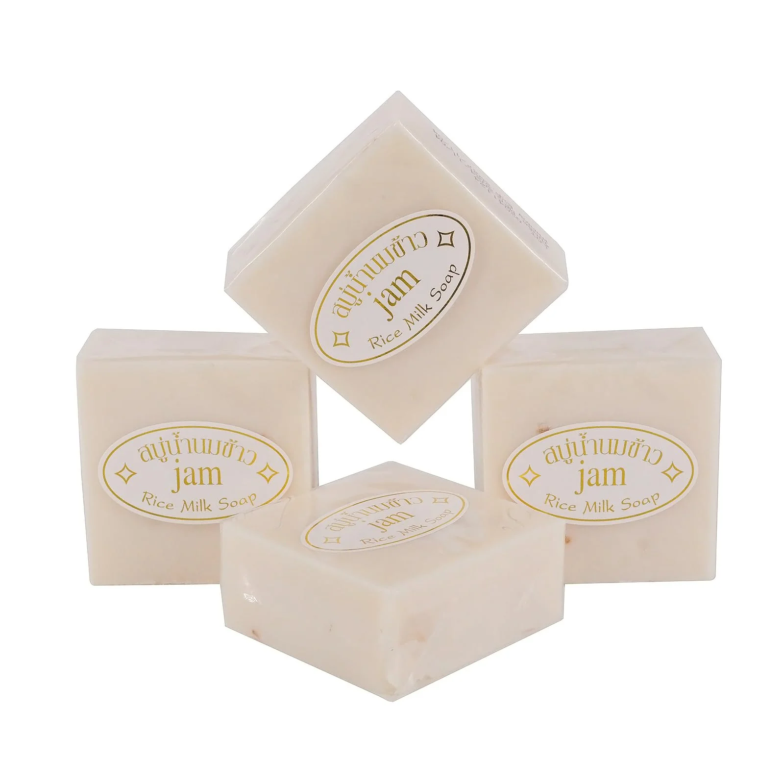 Prestigious Maruomiki Handmade Thai Rice Soap 4 8 12PCS sets. 65g PCS Cold - Processed.Great for bath hands face gifting 4PCS Exceptional
