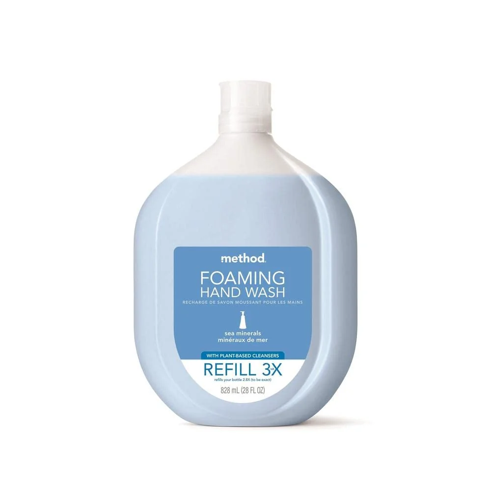 Lightweight Method Sea Mineral Scent Foam Hand Soap 28 oz. Reusable