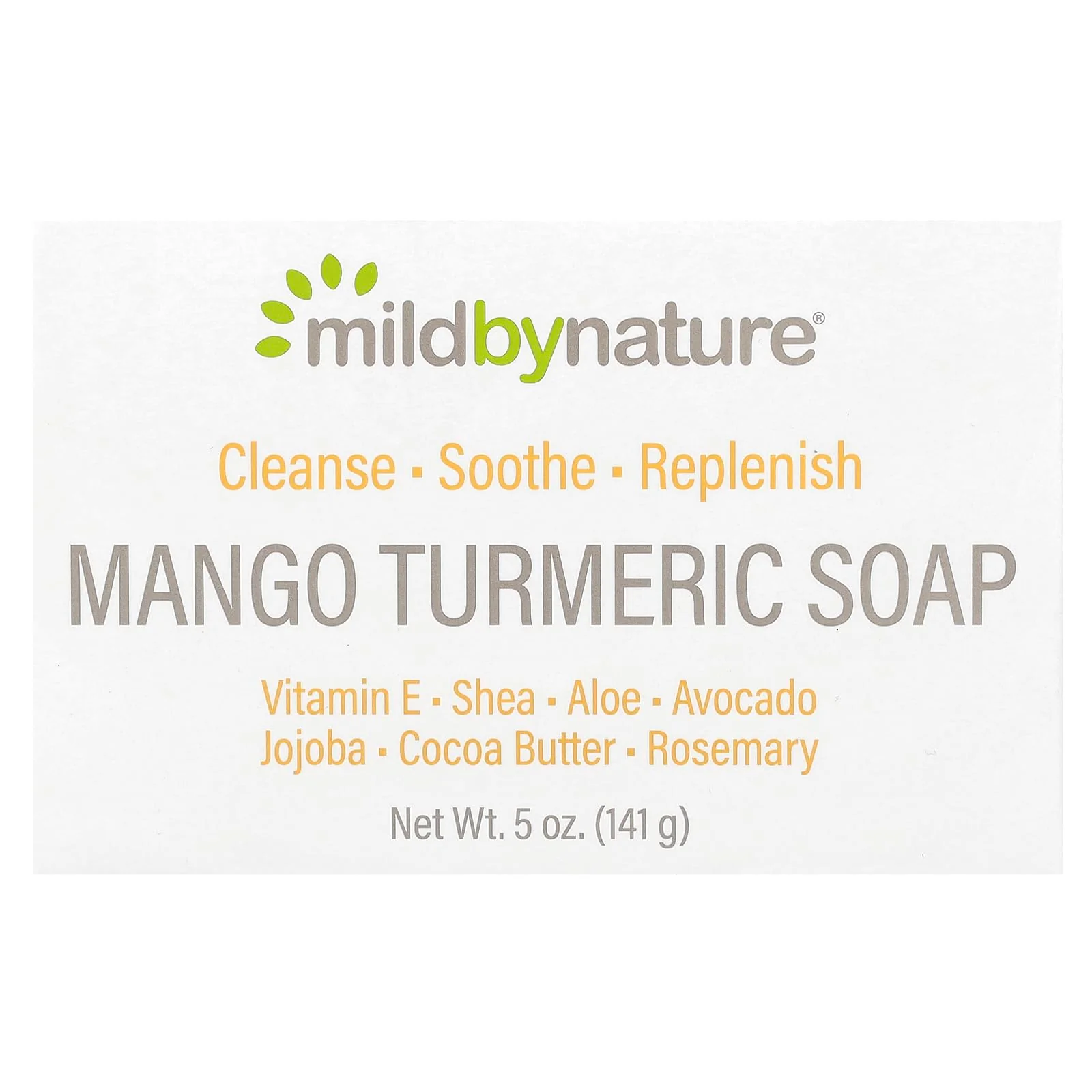 Optimized MILD BY NATURE Bar Soap Mango Turmeric 5 oz 141 g Dependable