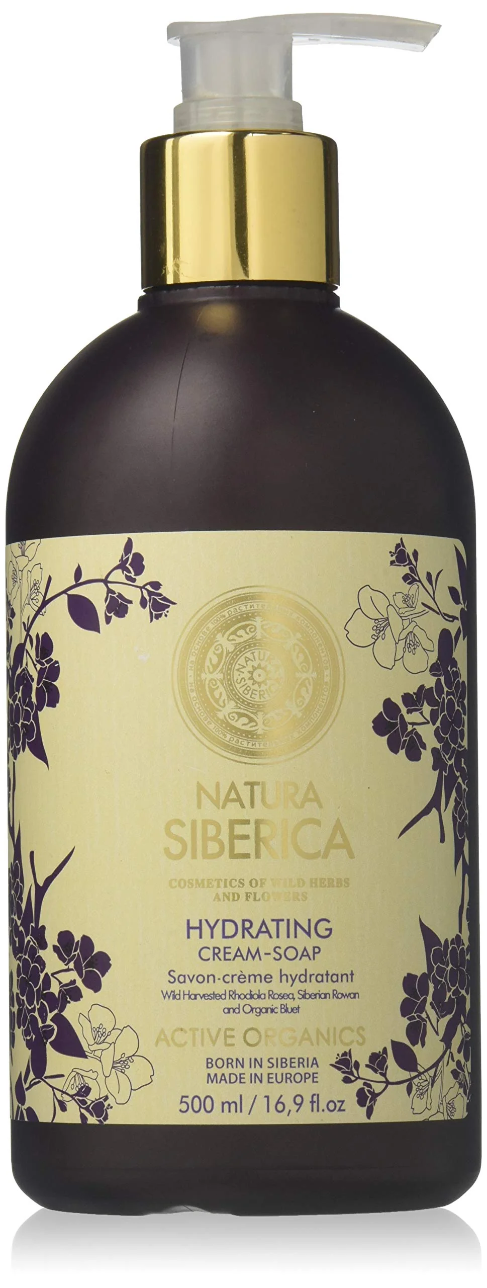 Safe NATURAL ORGANIC Moisturizing Soap with extracts of iris royal lilies and roses dahurica 500ml High-Quality