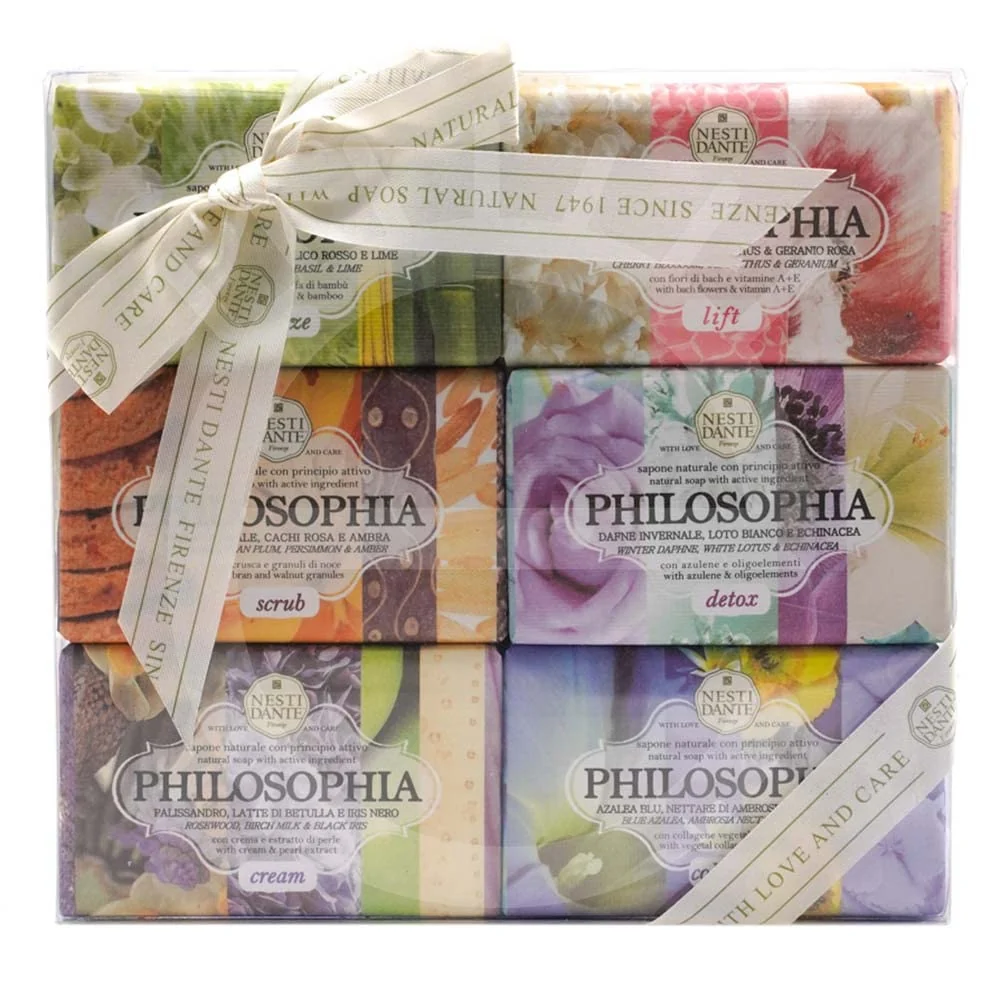 Efficient Nesti Dante Philosophia - Soap Collection 6 x 150g Carefully Designed