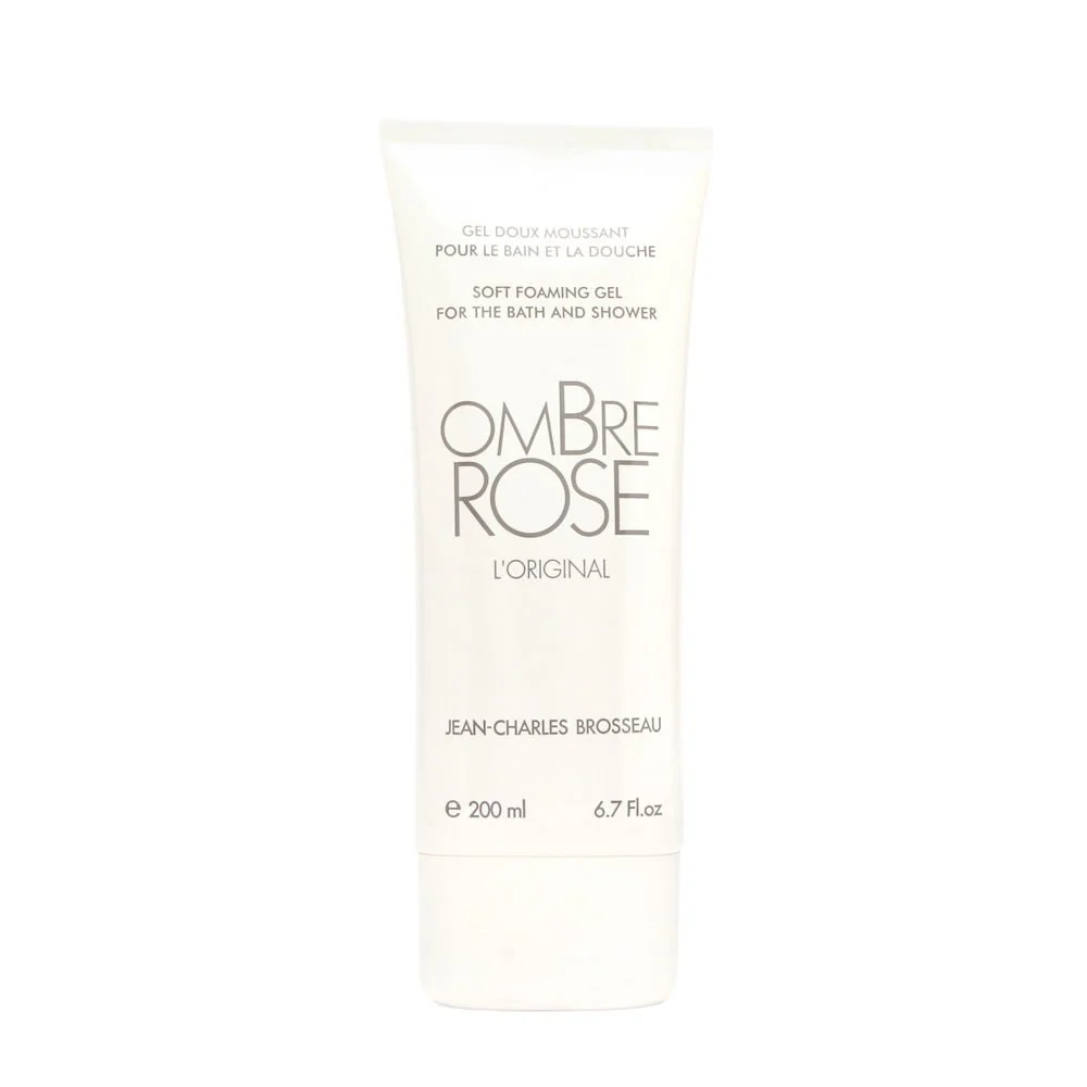 High-Grade Ombre Rose by Jean Charles Brosseau for Women 6.7 oz Soft Foaming Gel for the Bath Shower Luxury