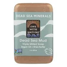 Green One With Nature Dead Sea Mud Soap - 6x7Oz Contemporary