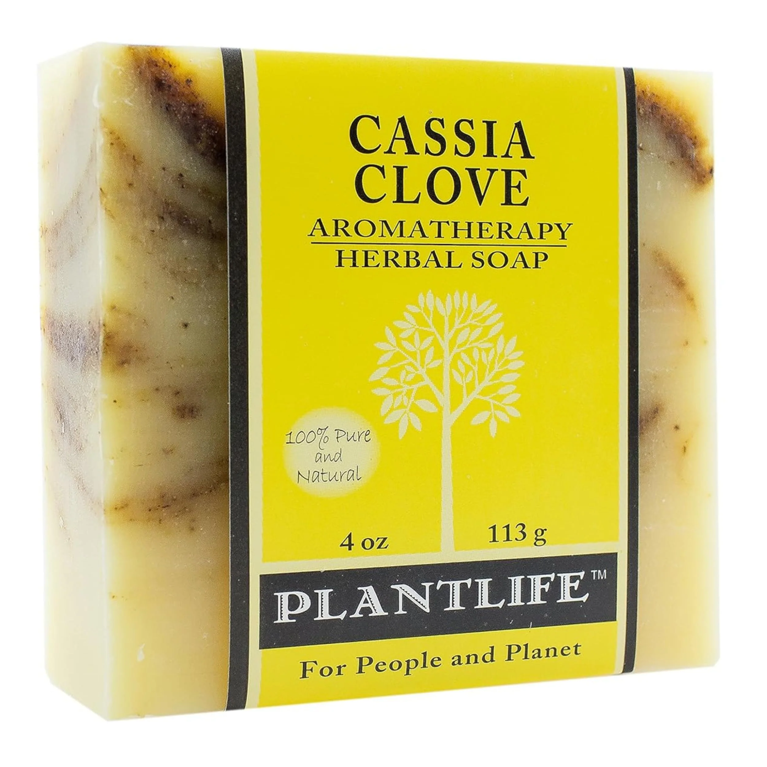 Eco-Friendly Plantlife Cassia Clove Bar Soap - Moisturizing and Soothing Soap for Your Skin - Hand Crafted Using Plant-Based Ingredients - Made in California 4oz Efficient