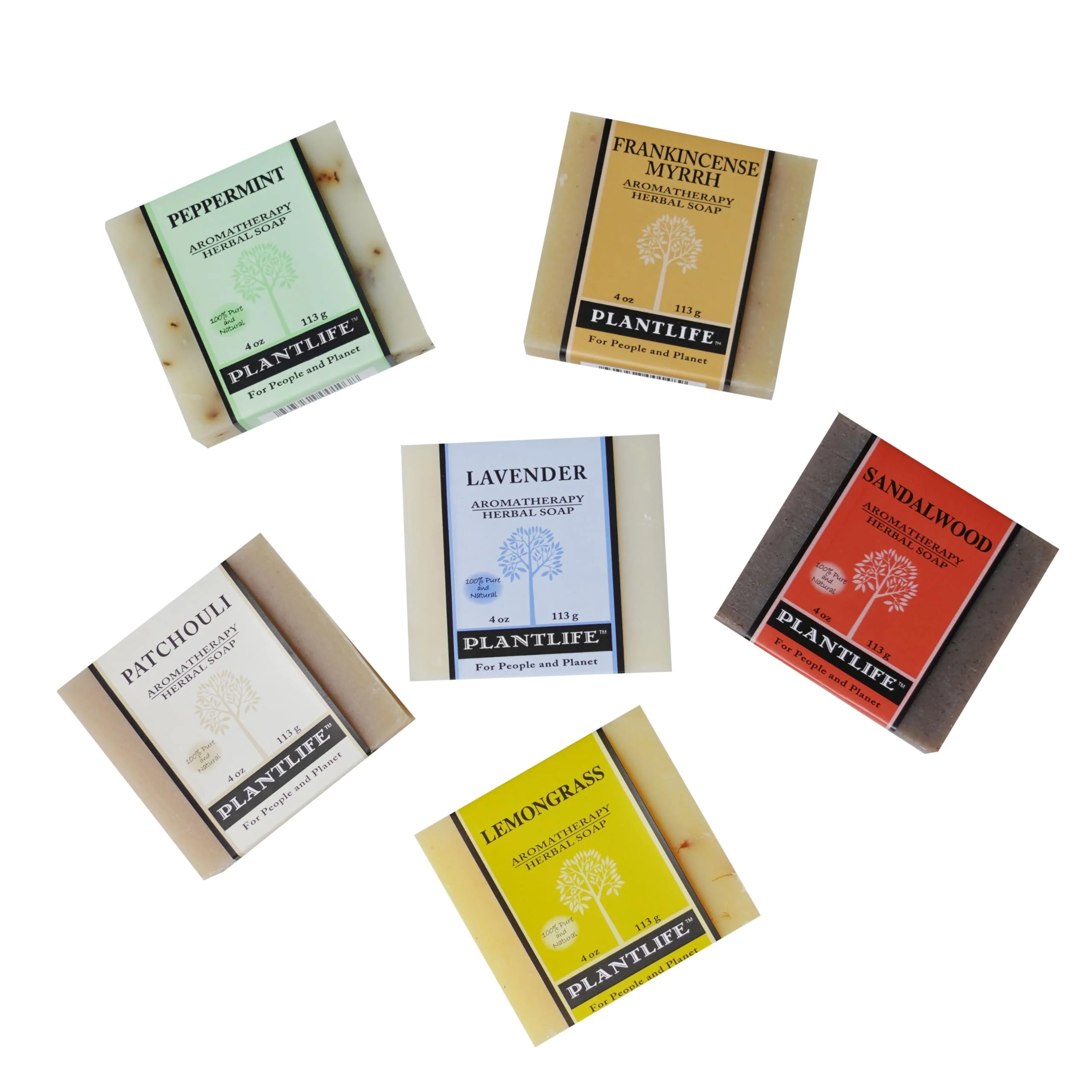 Efficient Plantlife Top 6 Herbal Bar Soaps - Moisturizing and Soothing Soap for Your Skin - Hand Crafted Using Plant-Based Ingredients - Made in California 4oz Superior
