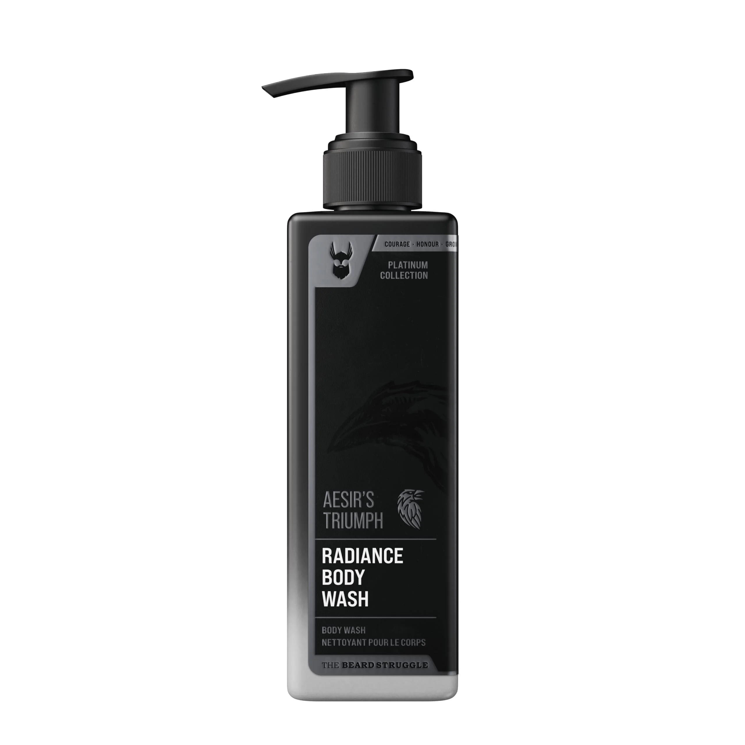 Excellent The Beard Struggle Men's Body Wash Aesir's Triumph - Platinum Collection - Skin Cleaning Agent - Natural Body Wash - Shower Gel Liquid Soap - 240 mL Optimized