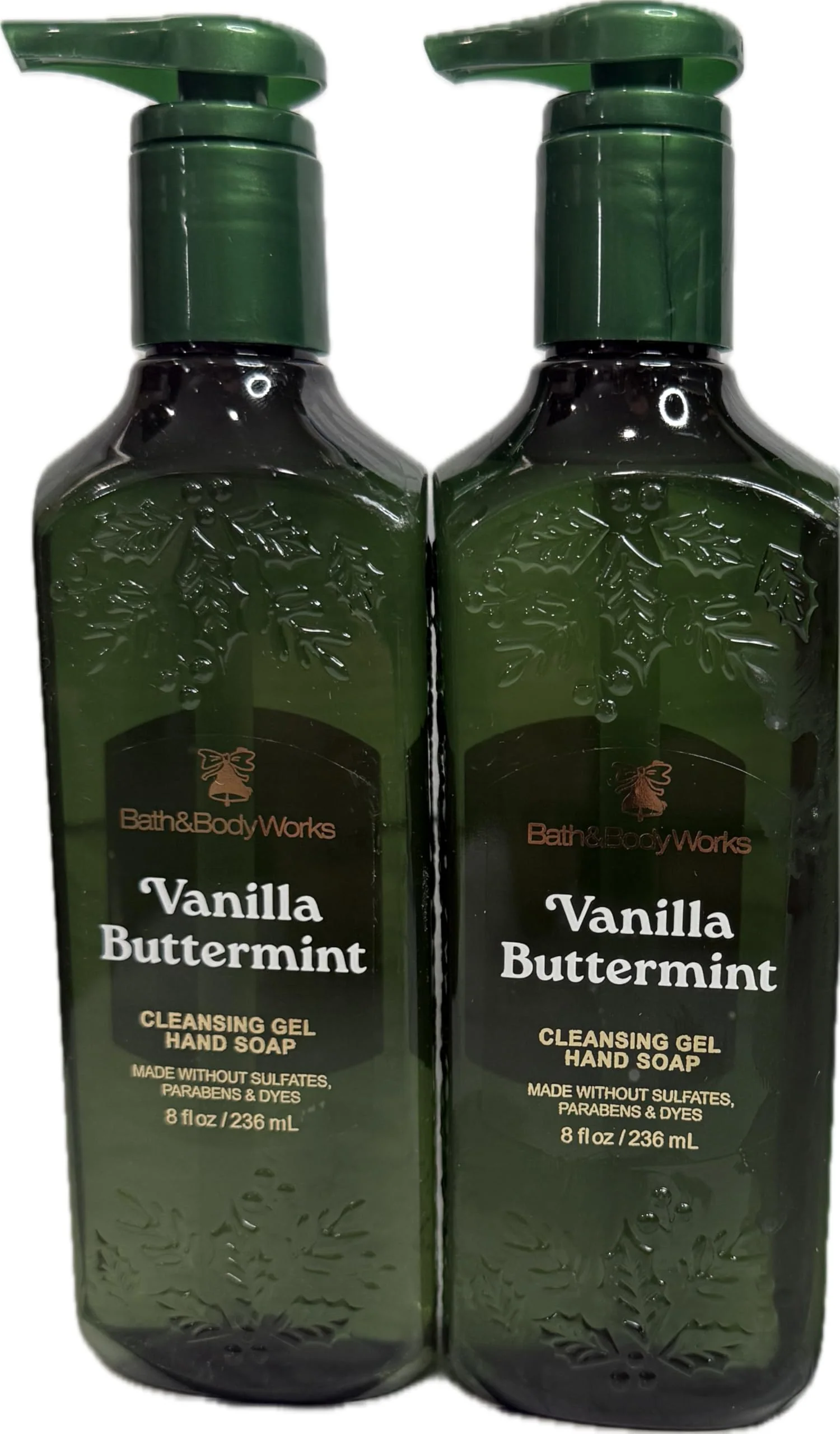 Refined Bath and Body Works Vanilla Buttermint Cleansing Gel Hand Soap 8 Ounces Each Pack of 2 Durable
