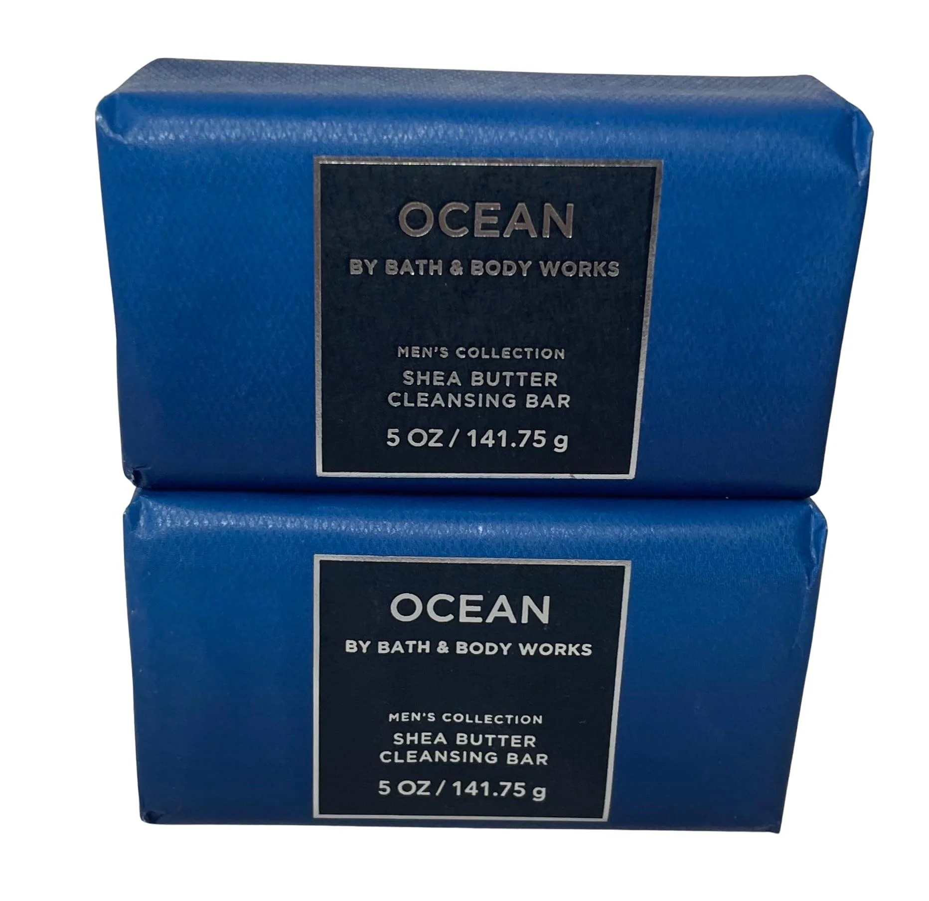 Elegant Bath and Body Works Ocean Shea Butter Cleansing Bar Soap 4.2 oz Each Pack of 2 User-Friendly