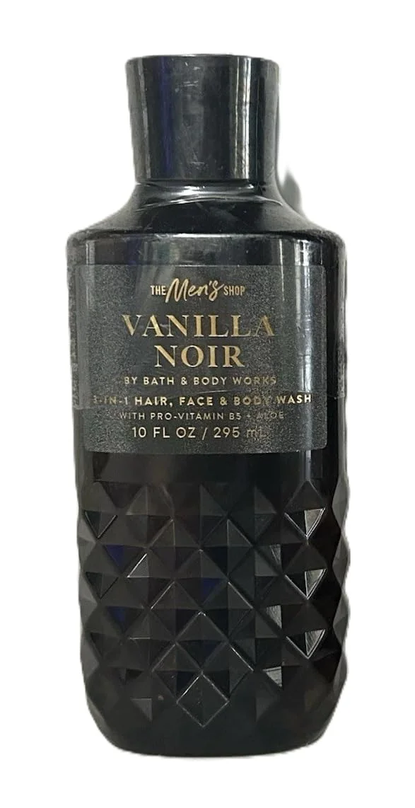 Detailed Bath Body Works - Body Wash with Pro-Vitamin B5 Aloe - 10 oz Vanilla Noir First-Class