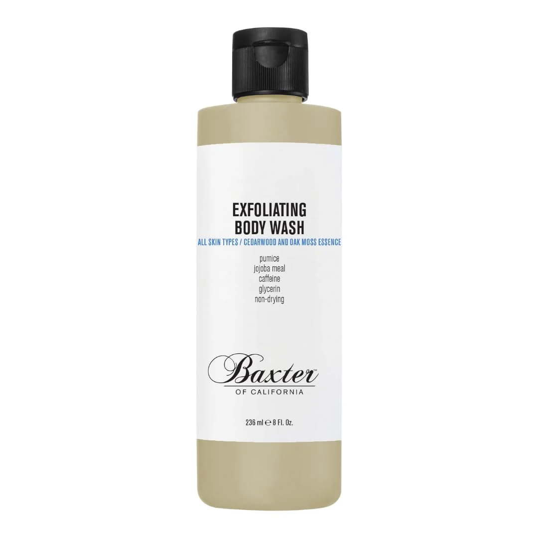 Reusable Baxter of California Exfoliating Body Wash with Pumice and Jojoba Meal 8 Ounce Selected