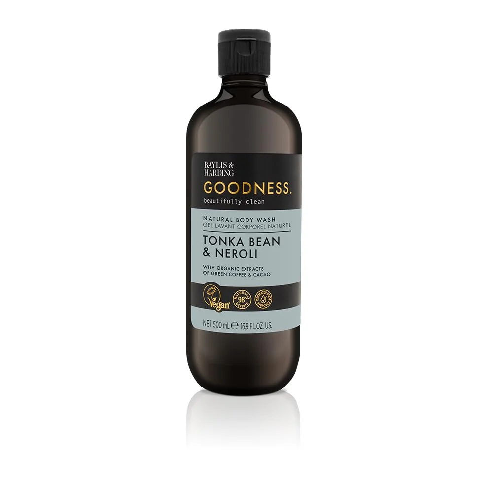 Authentic Baylis Harding Liquid Body Wash Soap Goodness Tonka Bean Neroli 16.9oz 500ml Reliable