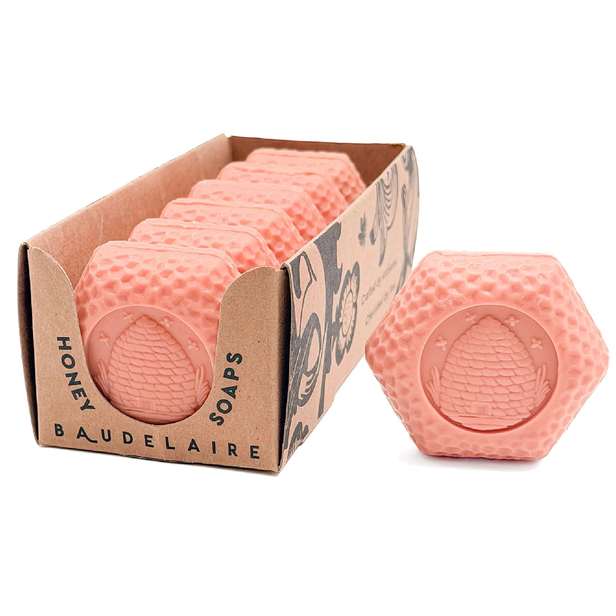 Superior Baudelaire Orange Blossom Honey Soap Set - Luxurious Vegetable-Based Bars with 2 Honey Hydrating Lanolin Nourishing Goat's Milk Bright Citrus Dependable