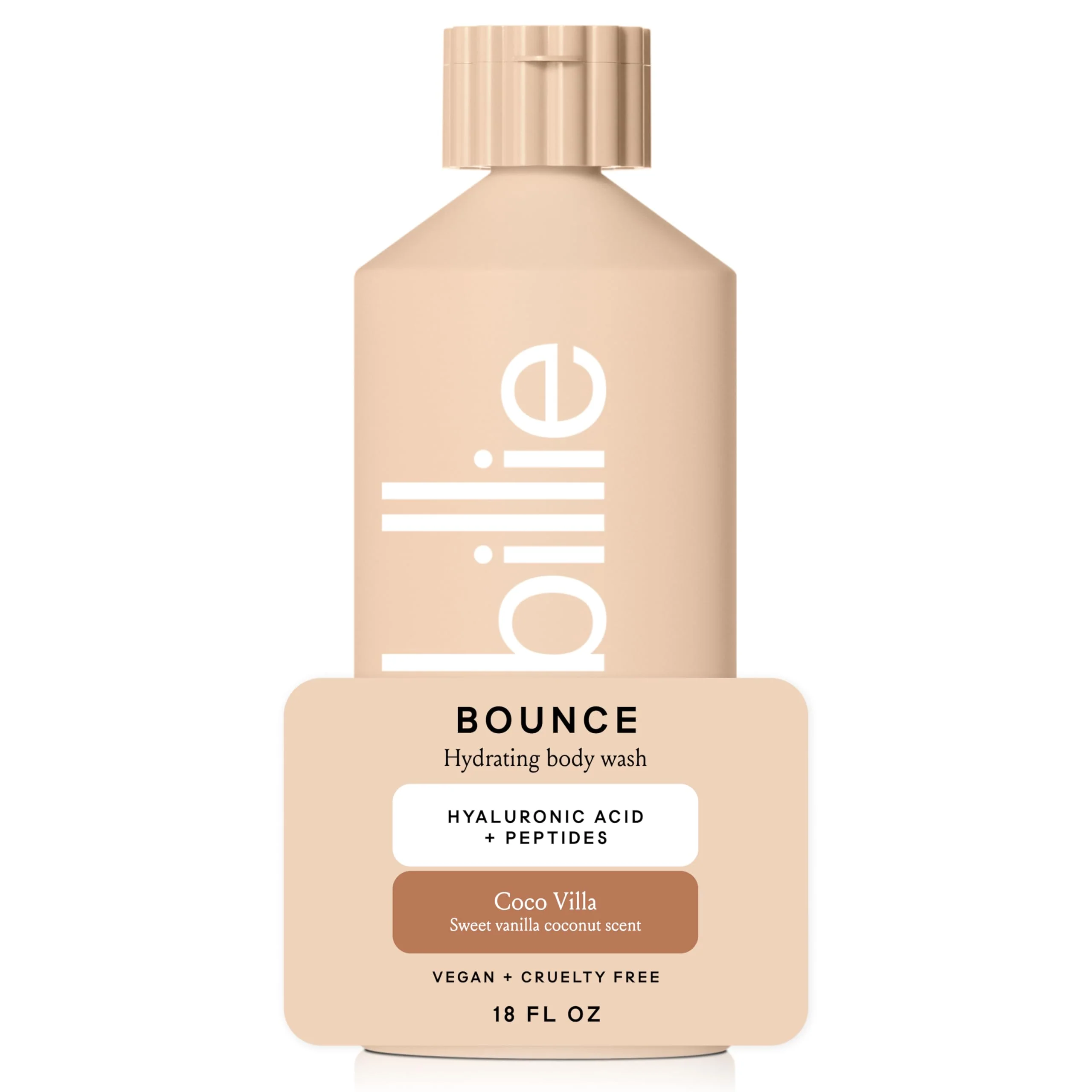 Classic Billie Bounce Hydrating Body Wash Hyaluronic Acid Peptides Hydrating Replenishing 18Fl Oz Functional