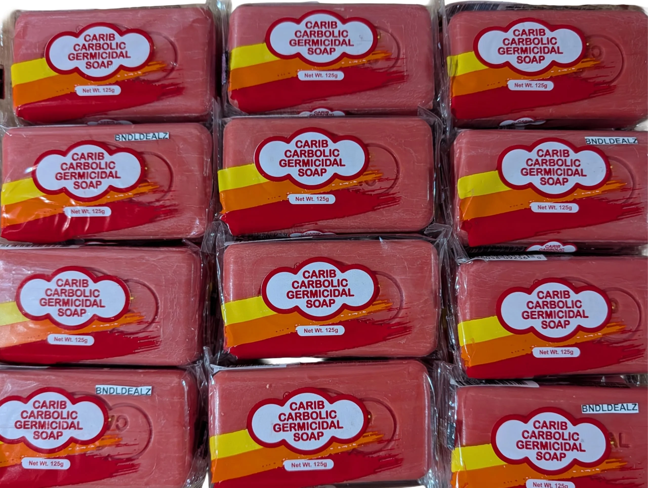 Professional BNDLZ Carbolic Soap 12 Pack Bundle 125g Each - Featuring Carib Jamaican Carbolic Germicidal Soap Bars Antibacterial Style Bath Soap for Deep Outstanding