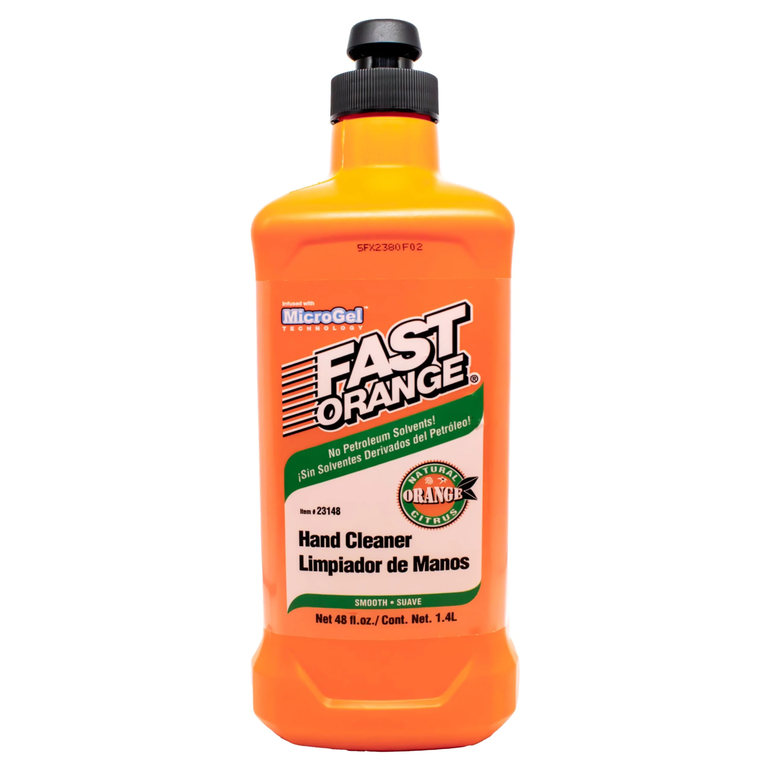 Eco-Friendly Fast Orange 23148 Smooth Lotion Hand Cleaner Heavy Duty Waterless Cleaner for Mechanics w Aloe Lanolin Glycerin Removes Grease Grime Stains 48 Effective