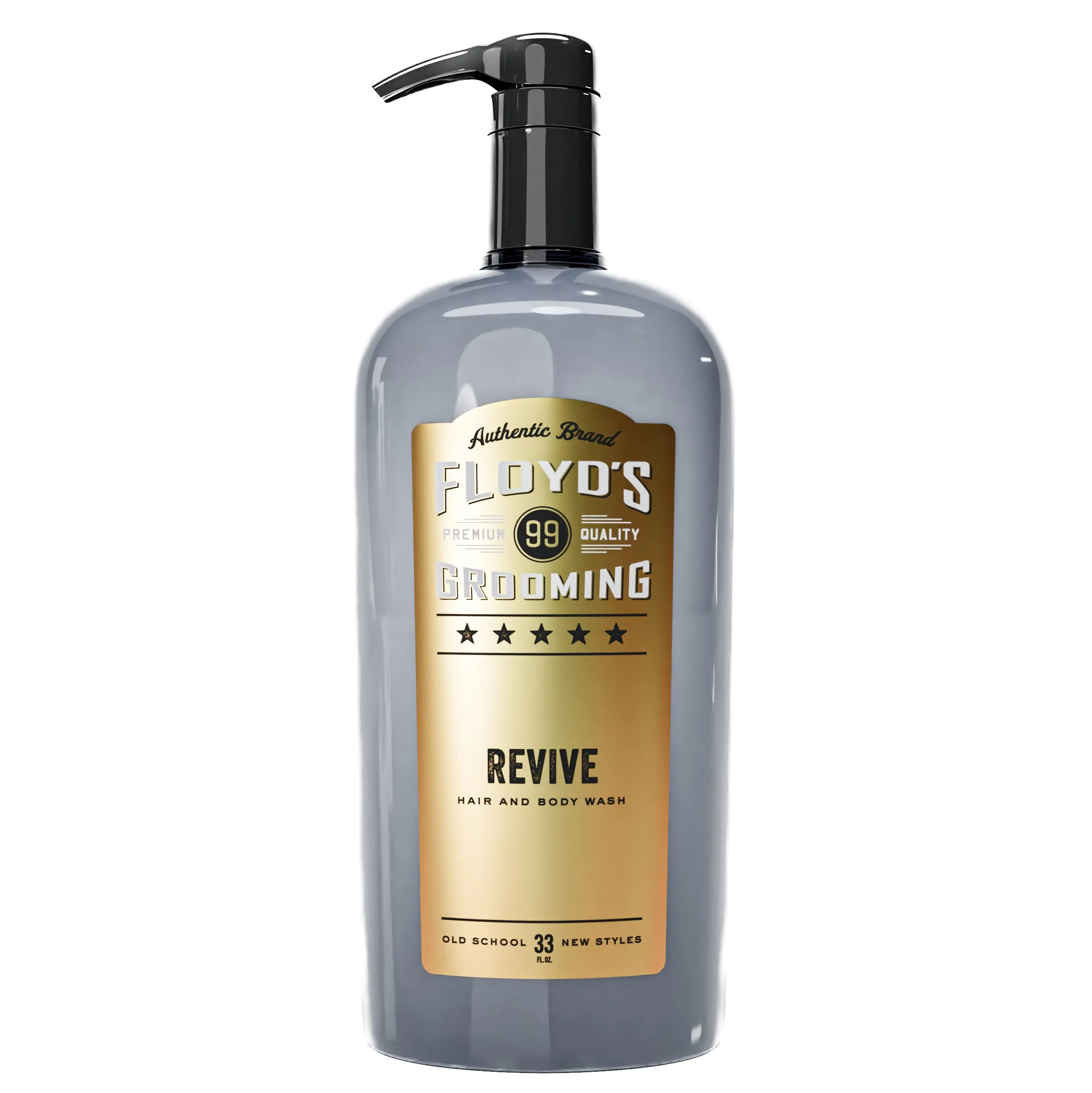 Versatile Floyd's 99 Revive 3 in 1 Men's Body Wash - Men's Shampoo Body Wash Face Wash All-in One - Triple Action Formula - Moisturizing - 33 oz. Luxury