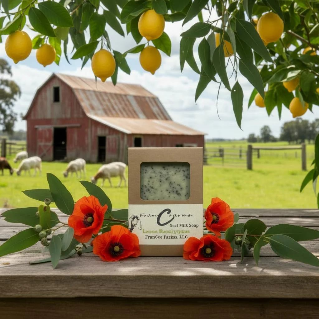 Excellent Francee Farms LLC Lemon Eucalyptus Goat Milk Soap Reliable