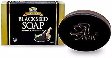 Advanced Fusion Flavor Imports LLC Al-Khair Black Seed Soap 6-Pack Natural Nigella Sativa Bar for Deep Cleansing Nourishing Skin Herbal Moisturizing Soap High-Grade