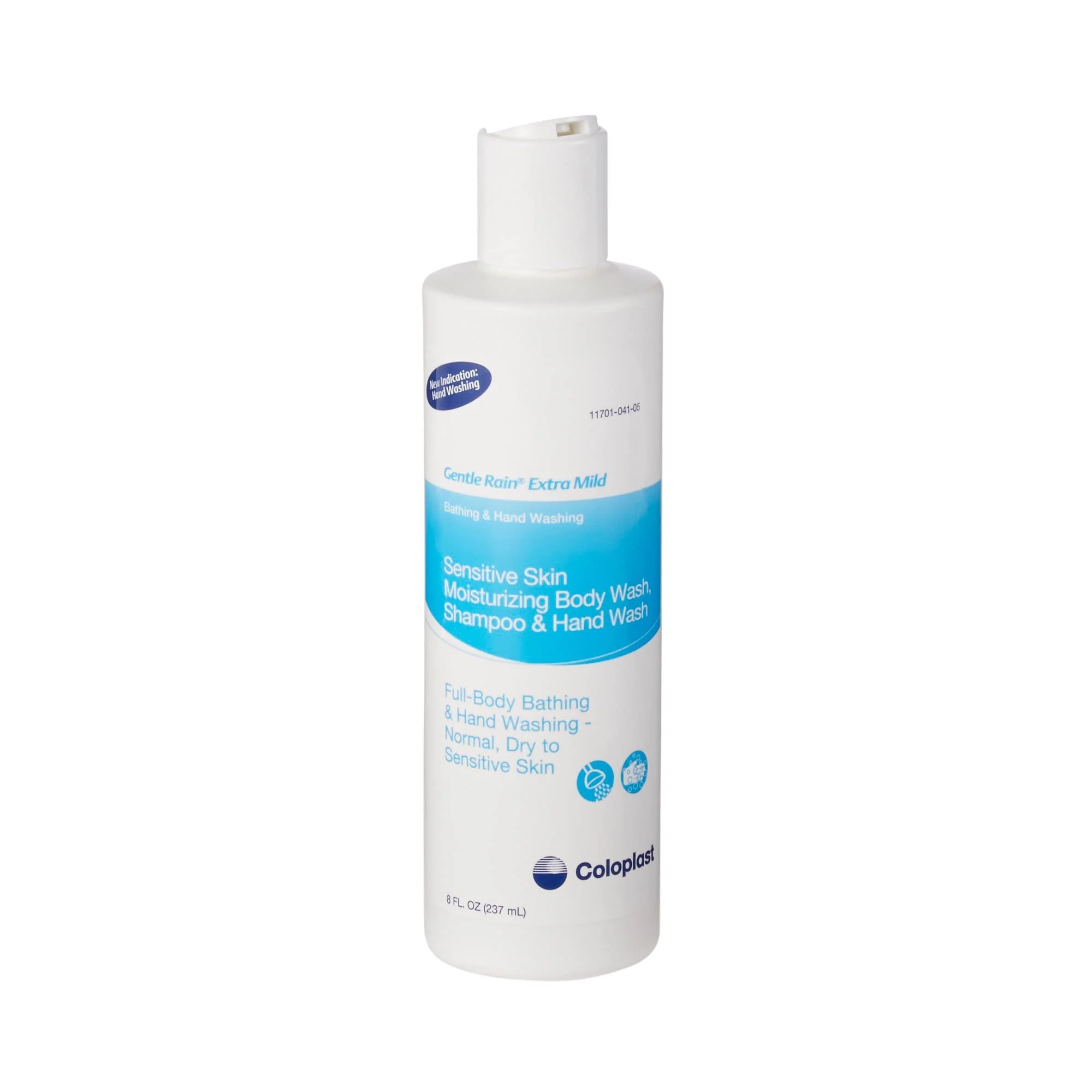 Smooth Gentle Rain Shampoo and Body Wash 8 oz. Flip Top Bottle Scented Coloplast 7235 - Case of 36 Detailed