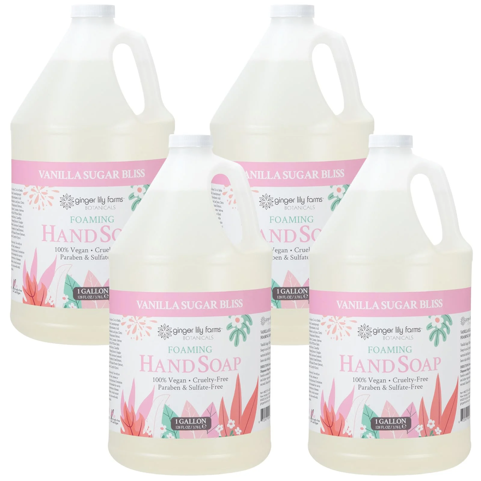 Smooth Ginger Lily Farms Botanicals All-Purpose Foaming Hand Soap Refill Lightweight