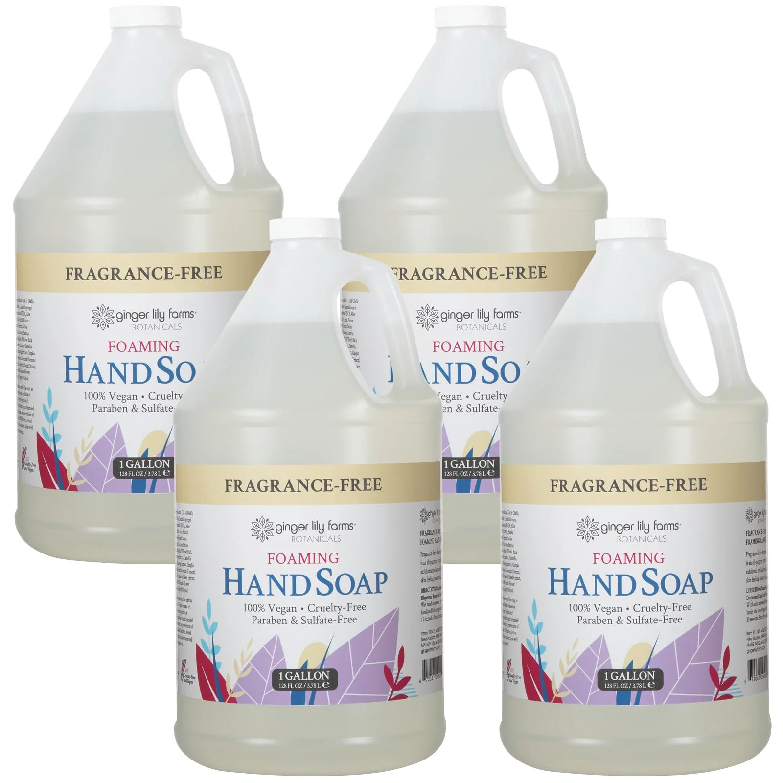 High-Grade Ginger Lily Farms Botanicals All-Purpose Foaming Hand Soap Refill Quality