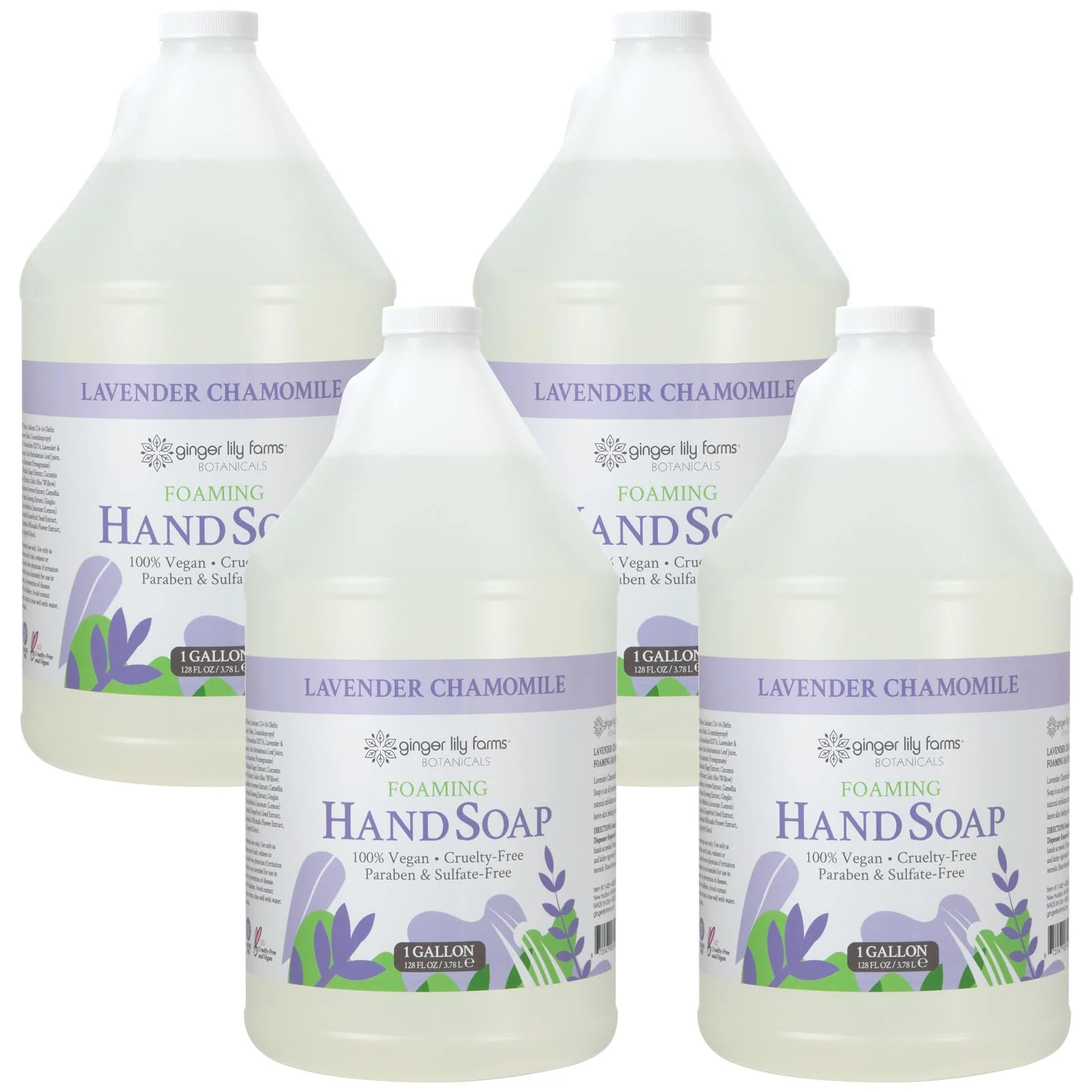 Authentic Ginger Lily Farms Botanicals All-Purpose Foaming Hand Soap Refill High-Quality