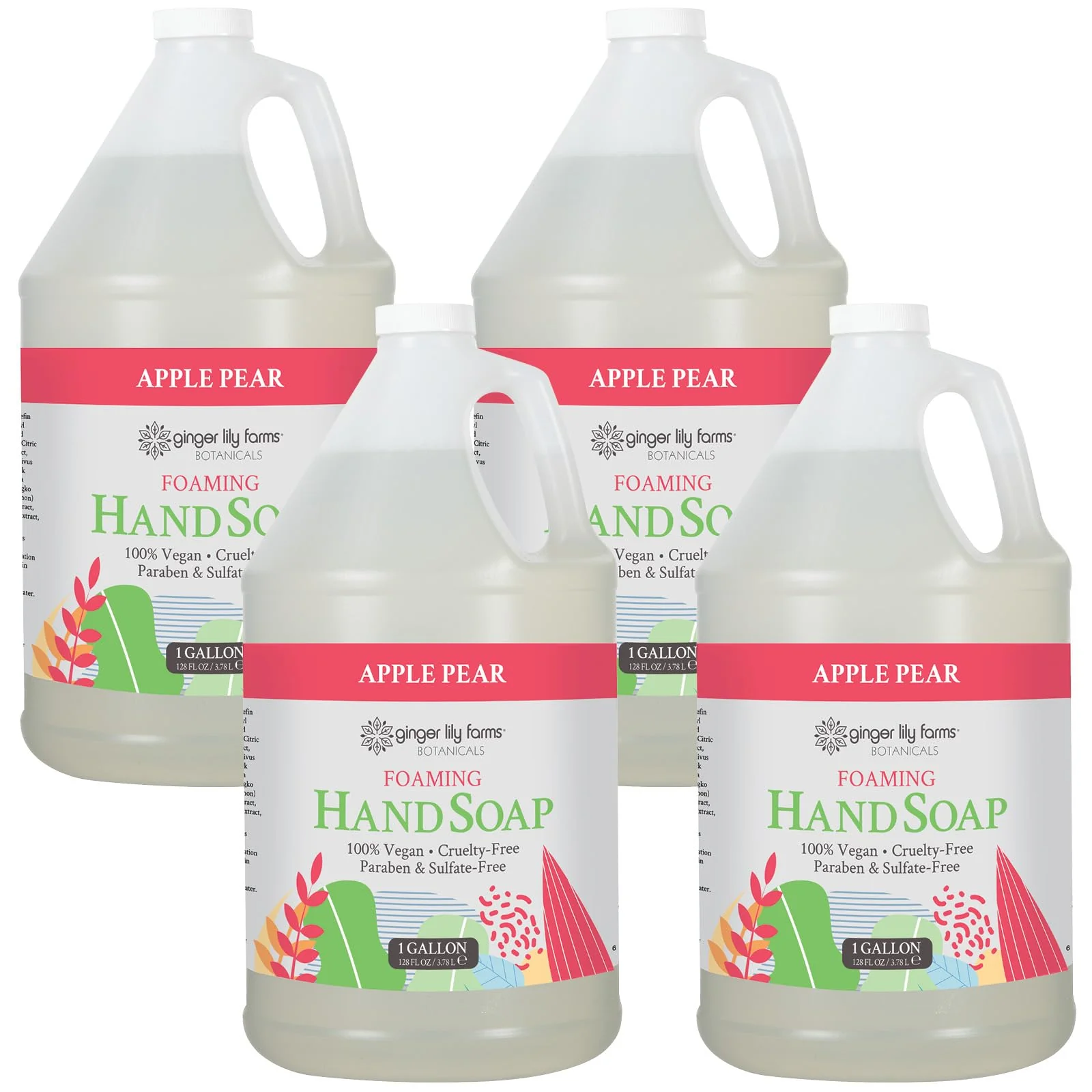 Genuine Ginger Lily Farms Botanicals All-Purpose Foaming Hand Soap Refill High-Grade