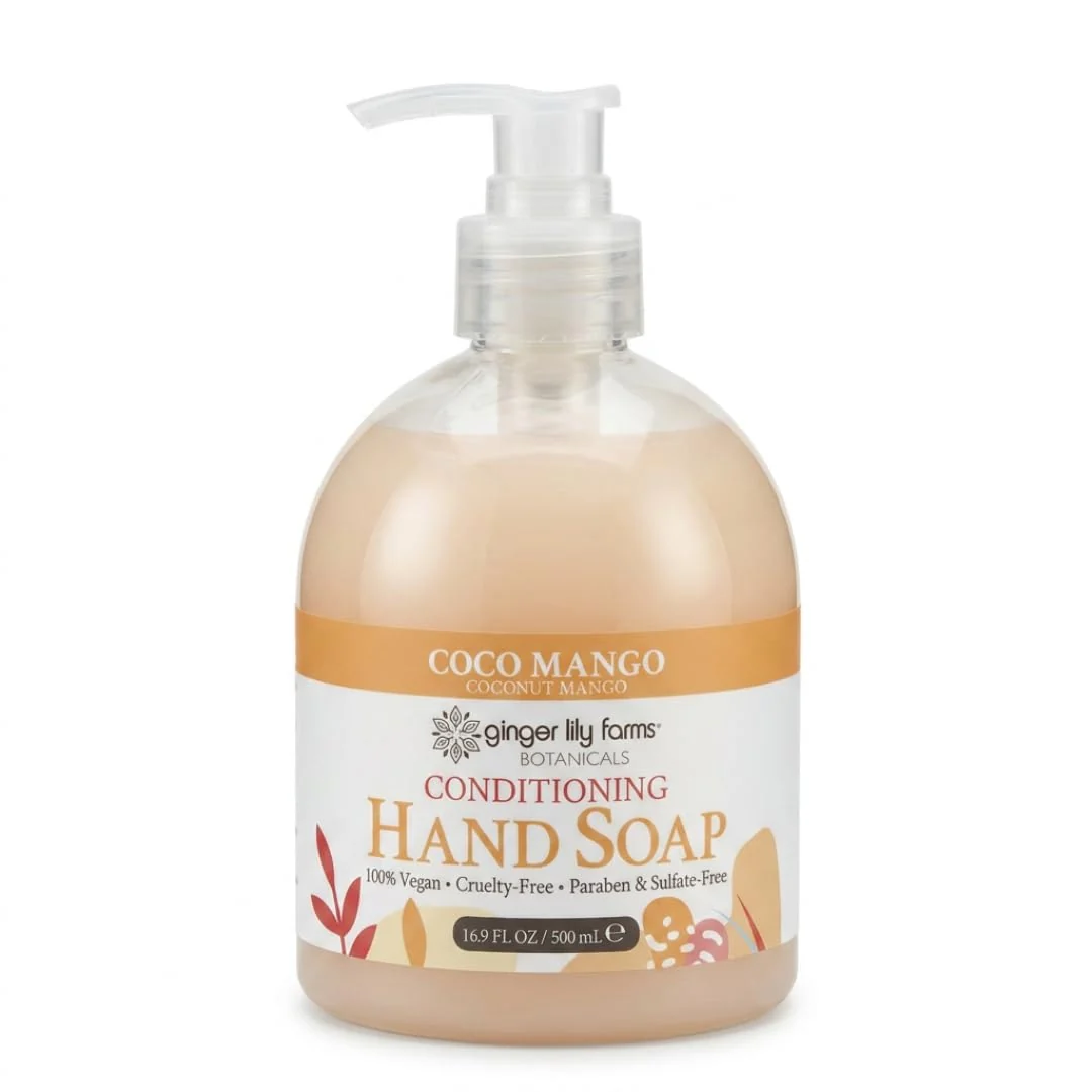 Versatile Ginger Lily Farms Botanicals Conditioning Liquid Hand Soap Coco High-Grade