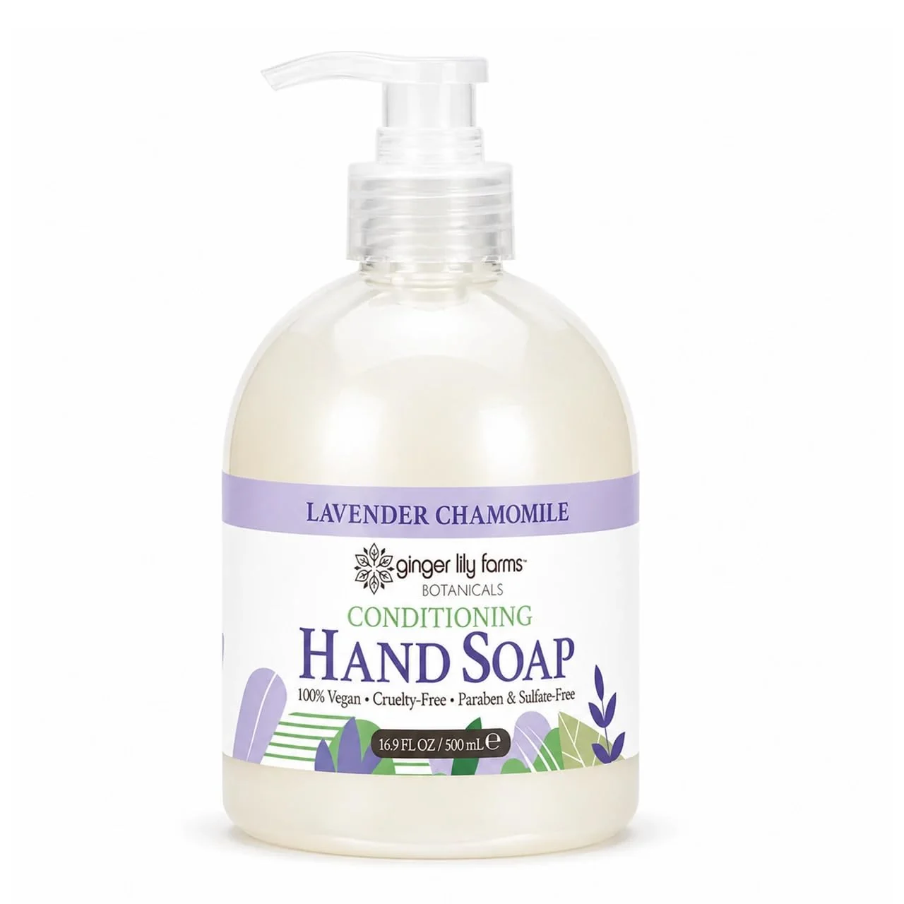 Traditional Ginger Lily Farms Botanicals Conditioning Liquid Hand Soap Refill First-Class