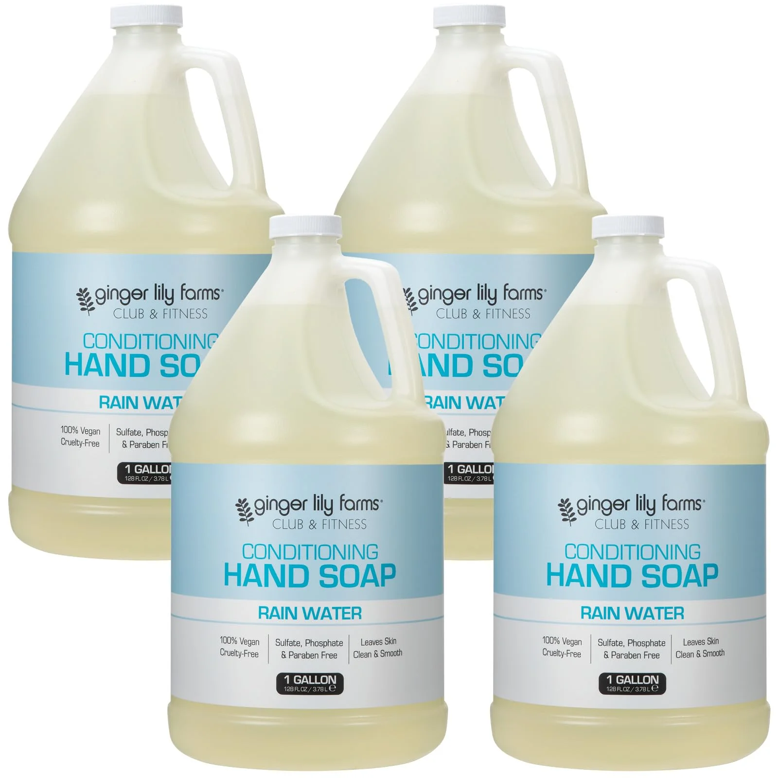 Superior Ginger Lily Farms Club Fitness Conditioning Liquid Hand Soap Refill Recyclable