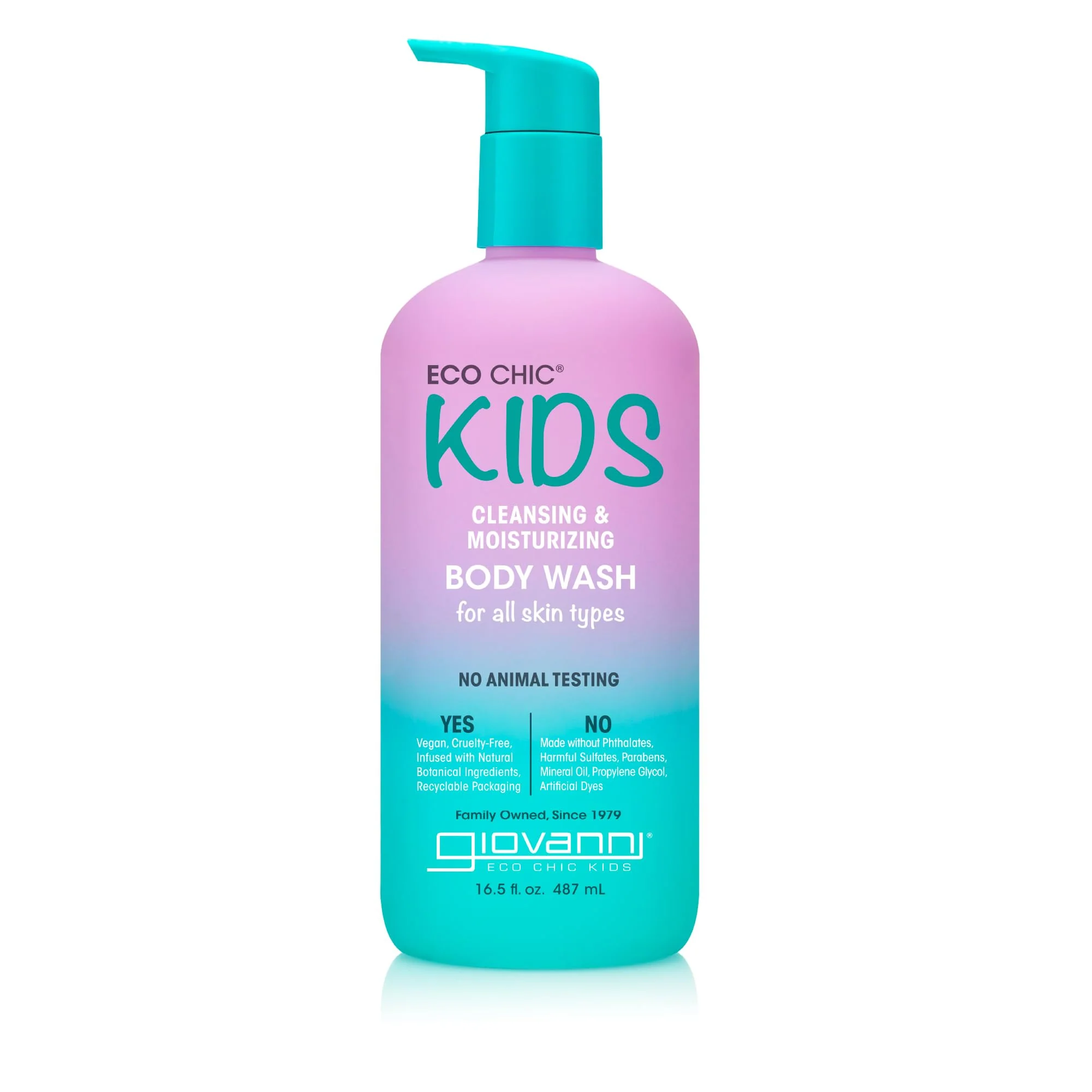 Practical GIOVANNI Eco Chic KIDs Cleansing Moisturizing Body Wash - Kids Body Wash Kids body Wash Sensitive Skin Kids Soap And Body Wash Kids Sensitive Sustainable