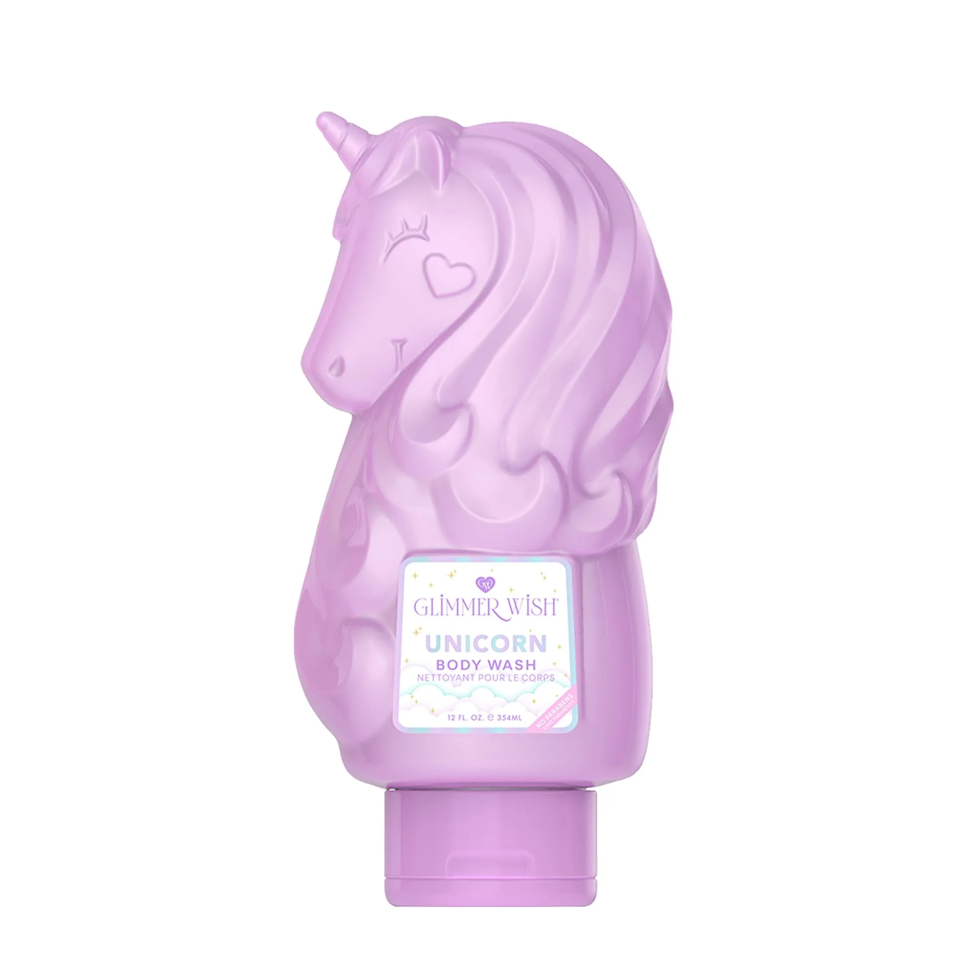 Specialty Glimmer Wish Unicorn Kids Body Wash Gentle Cleanser and Moisturizing Sulfate Body Wash Skin Care for Kids Vanilla Cotton Candy 12 Fl Oz Original Design