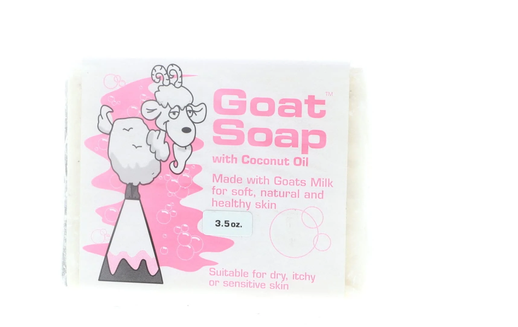 Official Goat Natural Goat Soap Scent 3.5 oz Bar Coconut 1 Pack Premium