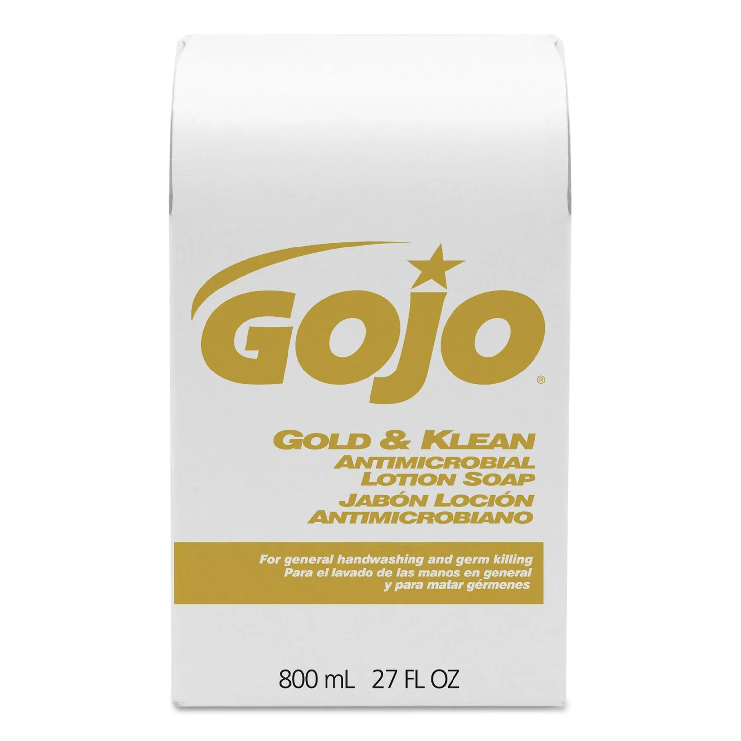Long-Lasting GOJO® Gold Klean Lotion Soap Bag-in-Box Dispenser Refill Fresh Liquid 800-ml Breathable