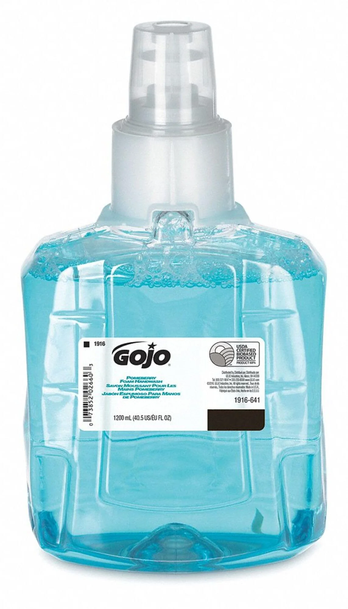 Carefully Designed Gojo - Pomeberry Foam Handwash Refill Pomegranate 1200 Ml Refill 2 Carton Product Category Breakroom And Janitorial Hand Cleaners Elegant