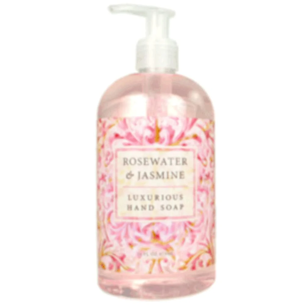 Healthy Greenwich Bay Trading Company Luxurious Hand Soap Rosewater Jasmine. 16 Fl Oz R2Y015 Modern
