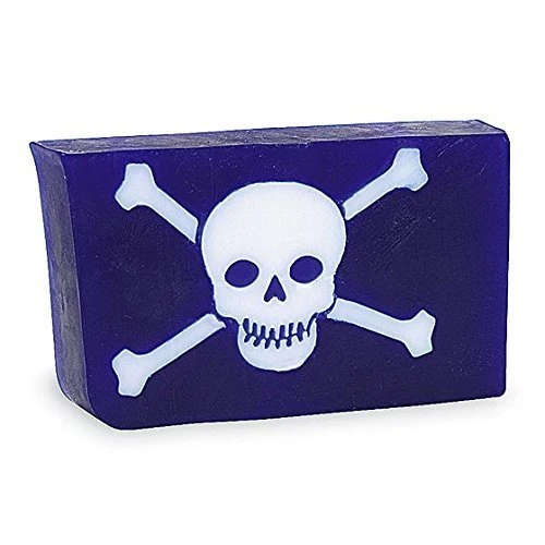 Green Handmade Vegetable Glycerin Soap Skull Bones - 5.8 oz. Traditional