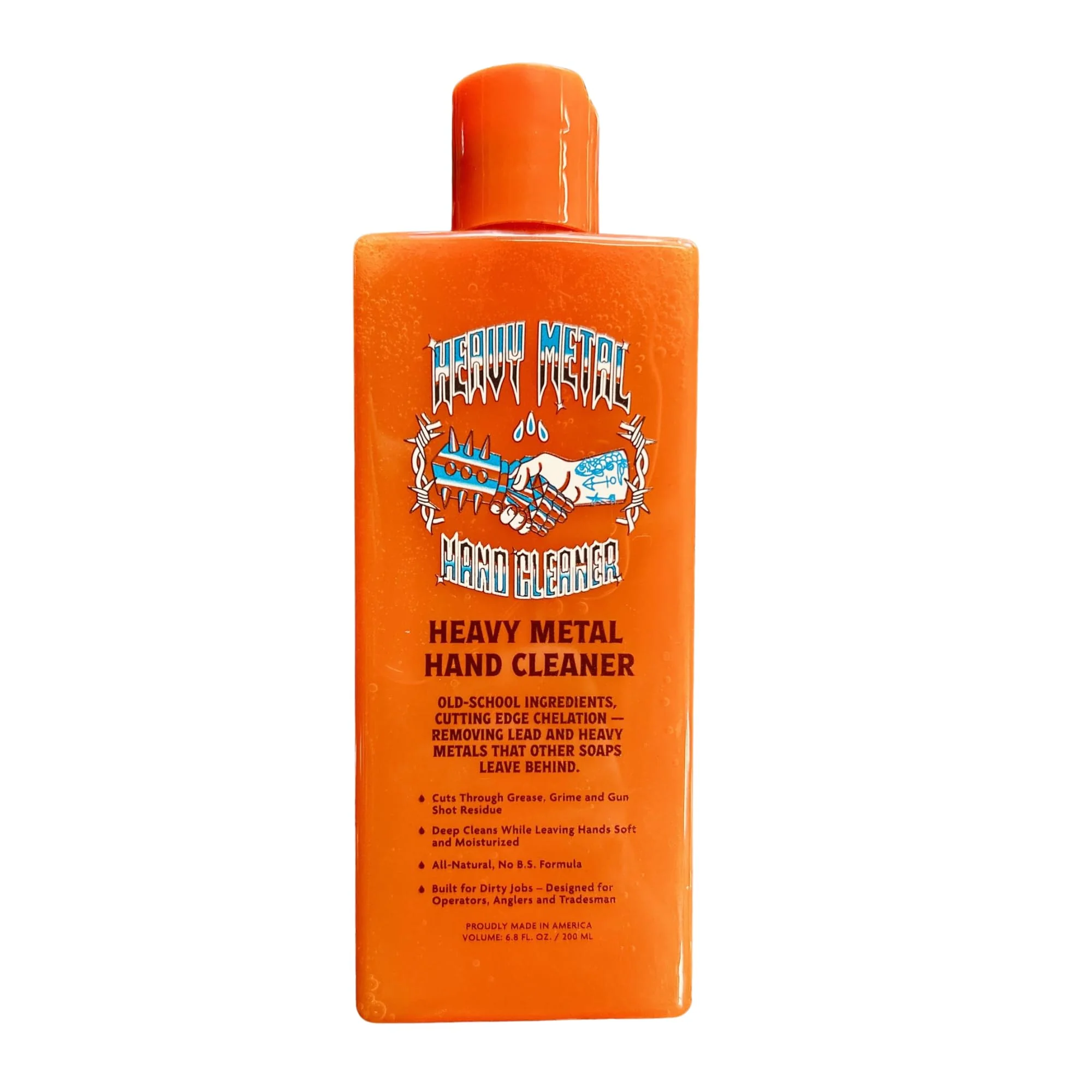 Versatile Heavy Metal Hand Cleaner Lead Heavy Metal Remover Hand Soap for Shooters Mechanics Tradesmen Natural Chelating Formula for Gun Range Grime Crafted