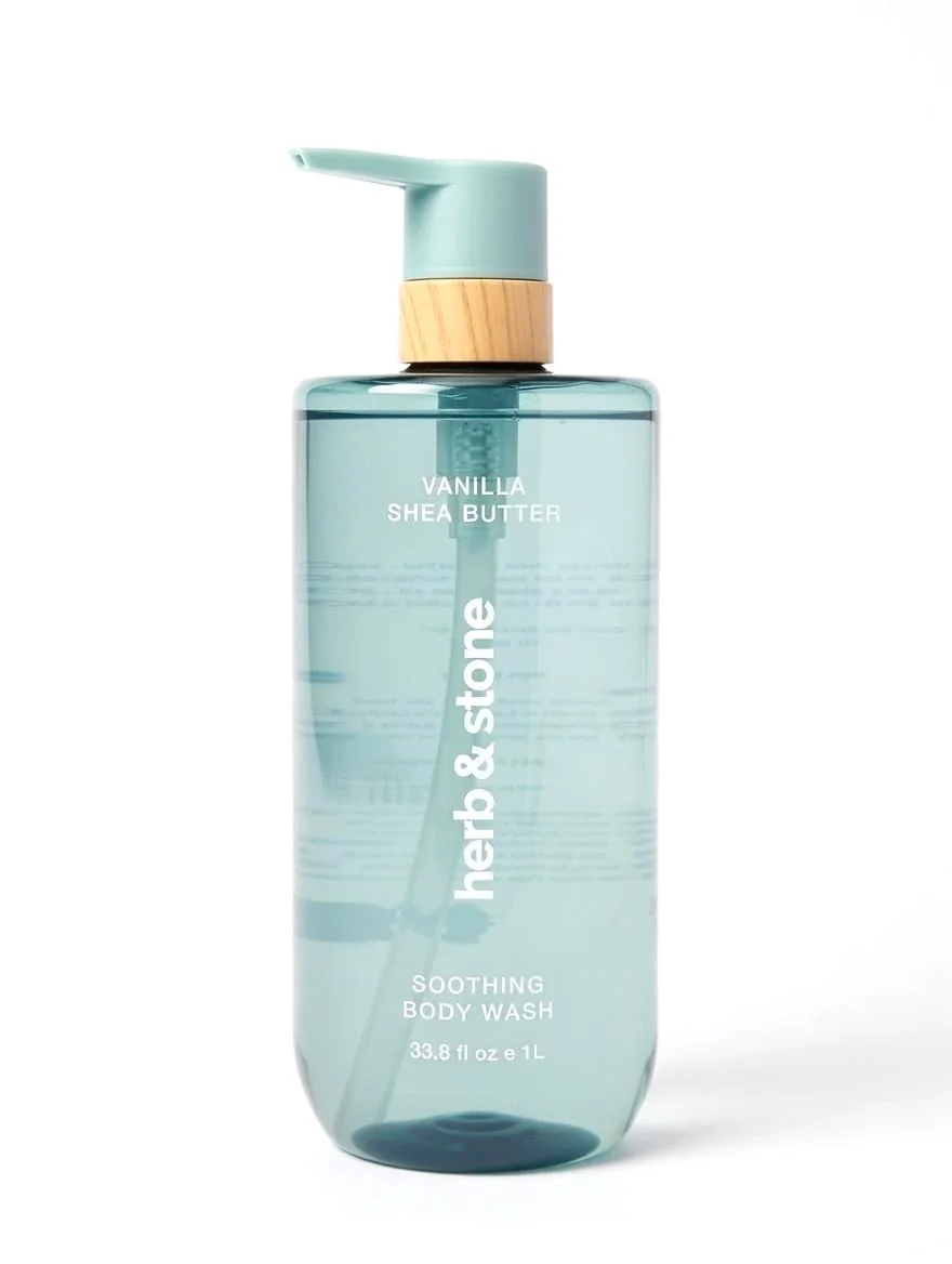 User-Friendly Herb Stone Vanilla Shea Butter Soothing Body Wash 33.8 fl oz World-Class
