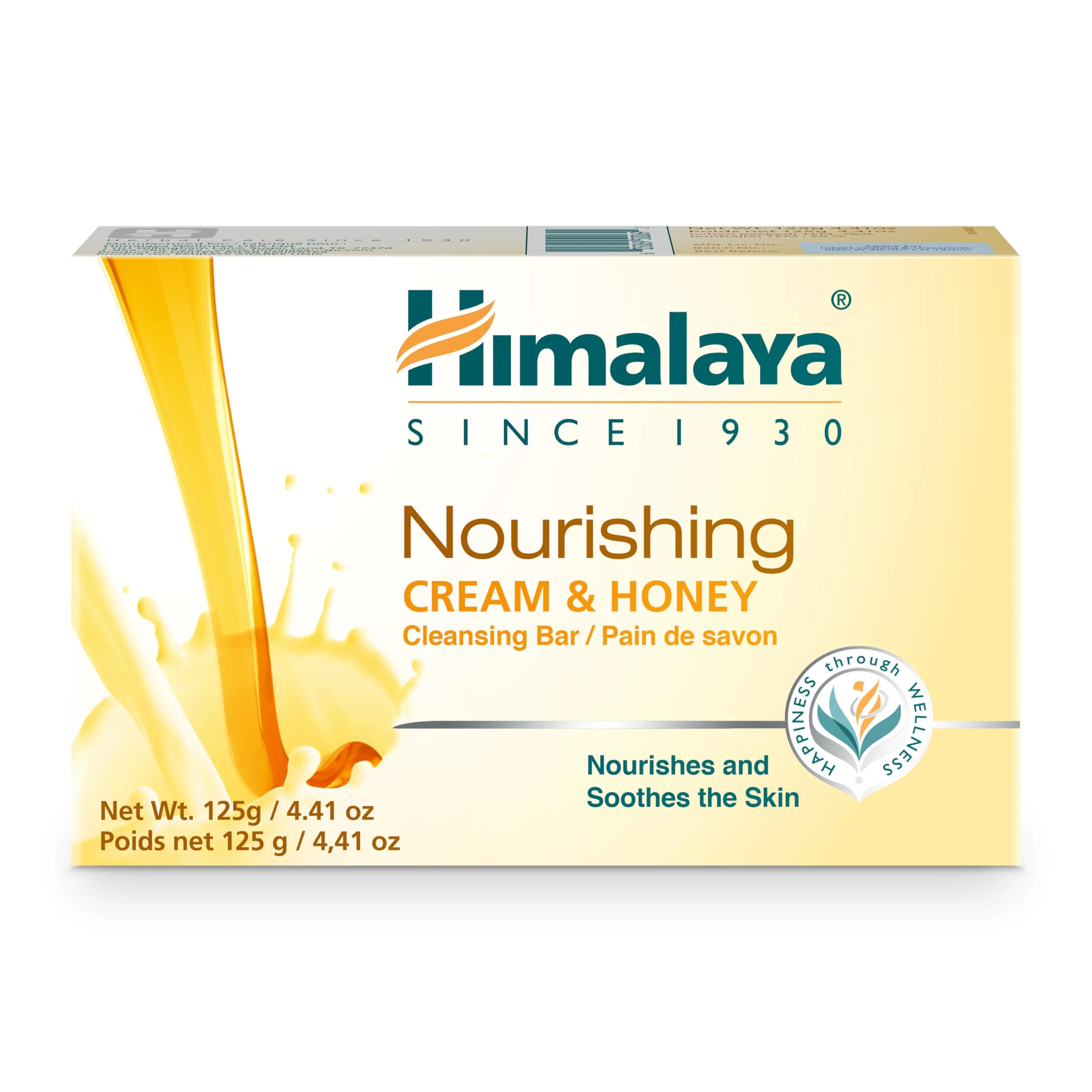 Versatile Himalaya Nourishing Cream Honey Cleansing Bar Soap Soft Milk and Honey Hand Soap for Face and Body Face Soap Bar Face Wash Bar Bath Soaps Soft Modern