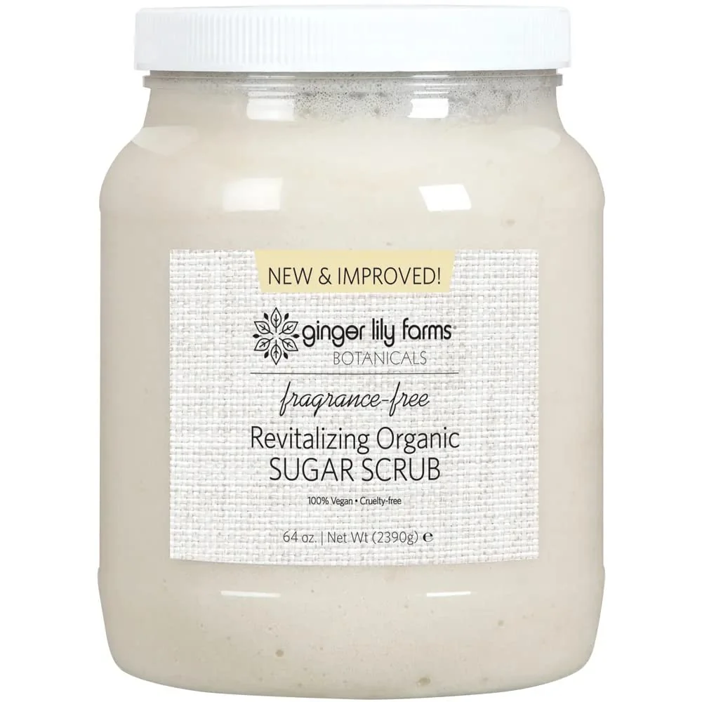 Easy-to-Use Ginger Lily Farms Botanicals Revitalizing Organic Sugar Scrub Crafted