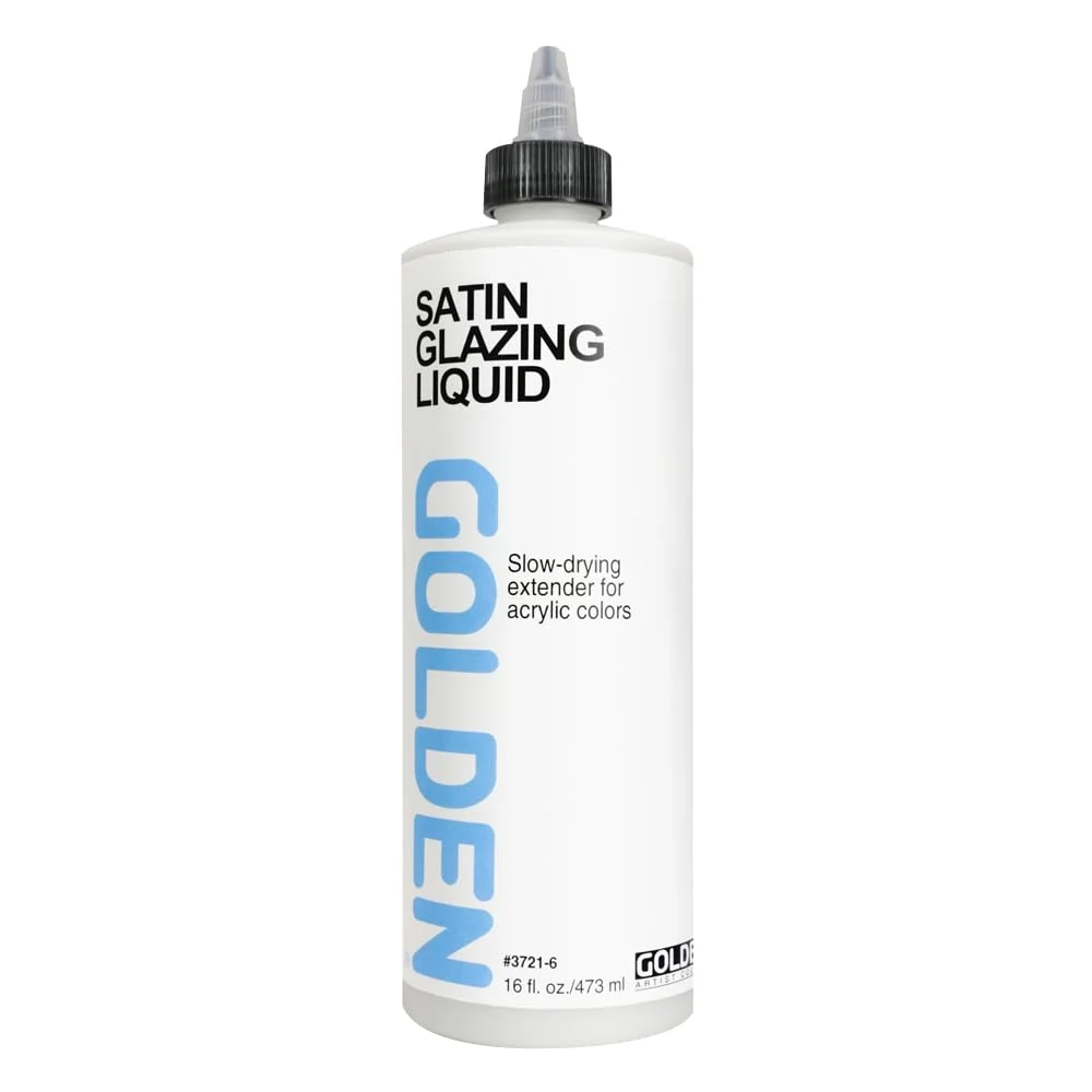 Eco-Friendly Golden Acryl Med 16 Oz Glaze Liquid Satin Genuine